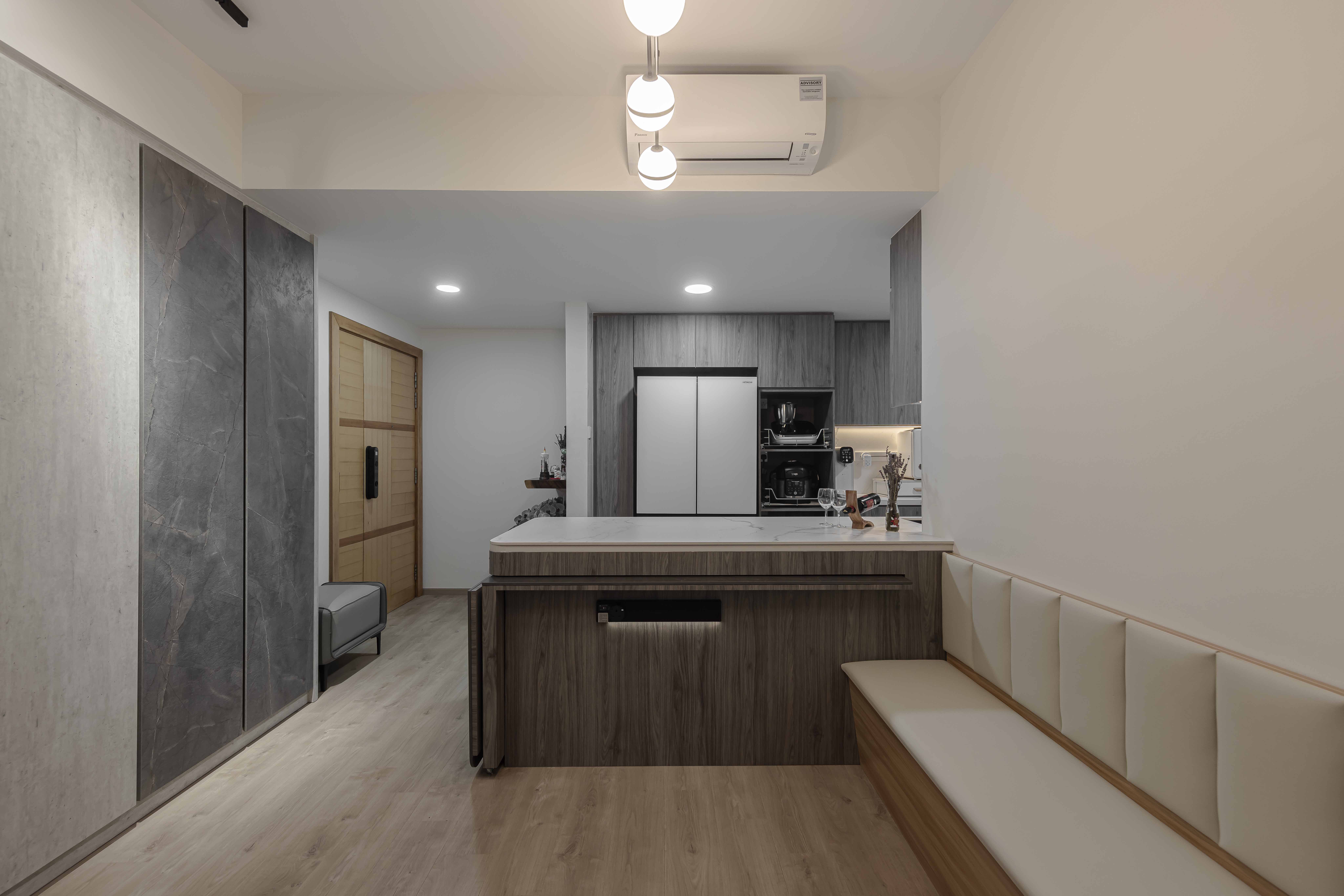 Contemporary Design - Dining Room - Condominium - Design by Renozone Interior Design House