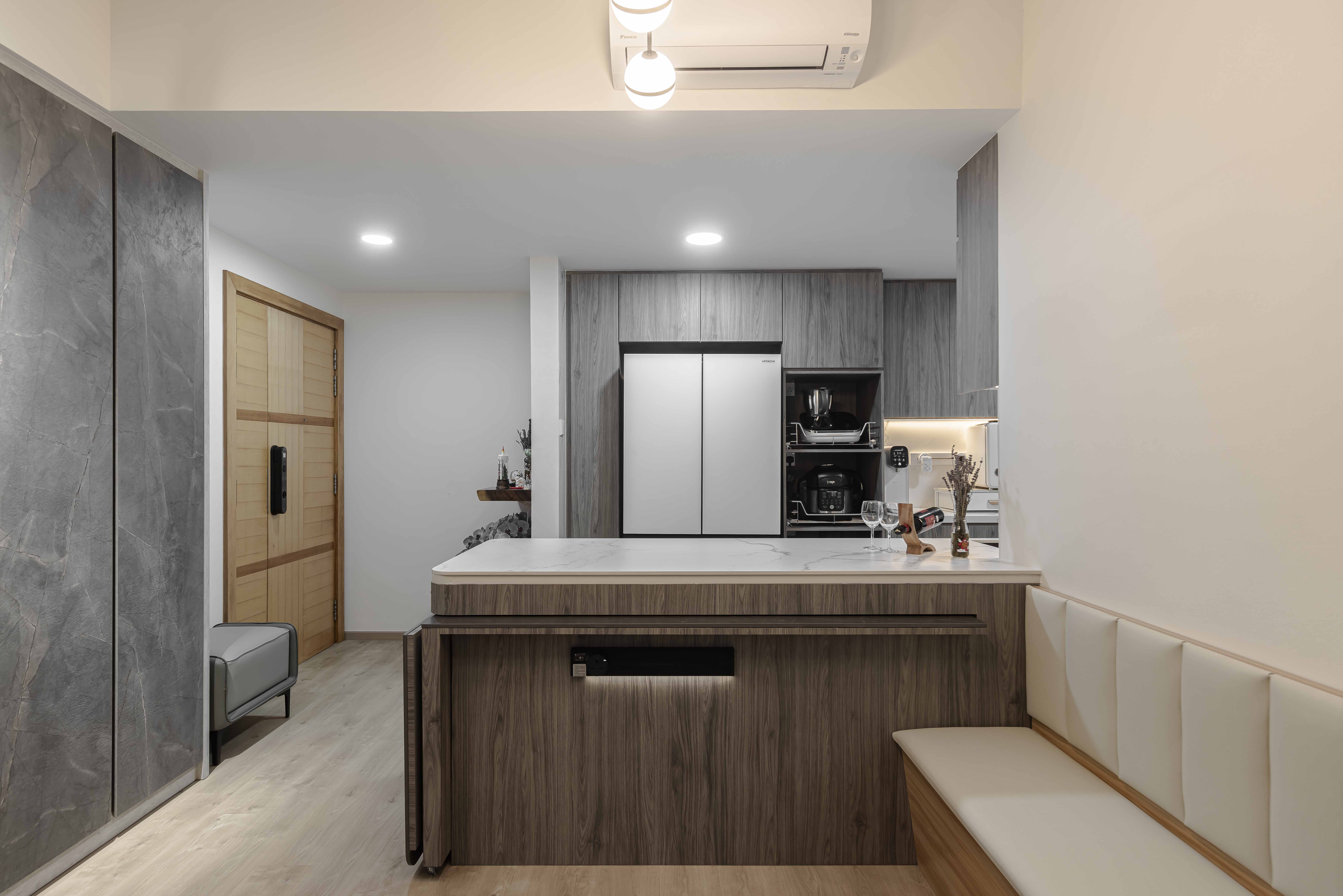 Contemporary Design - Dining Room - Condominium - Design by Renozone Interior Design House
