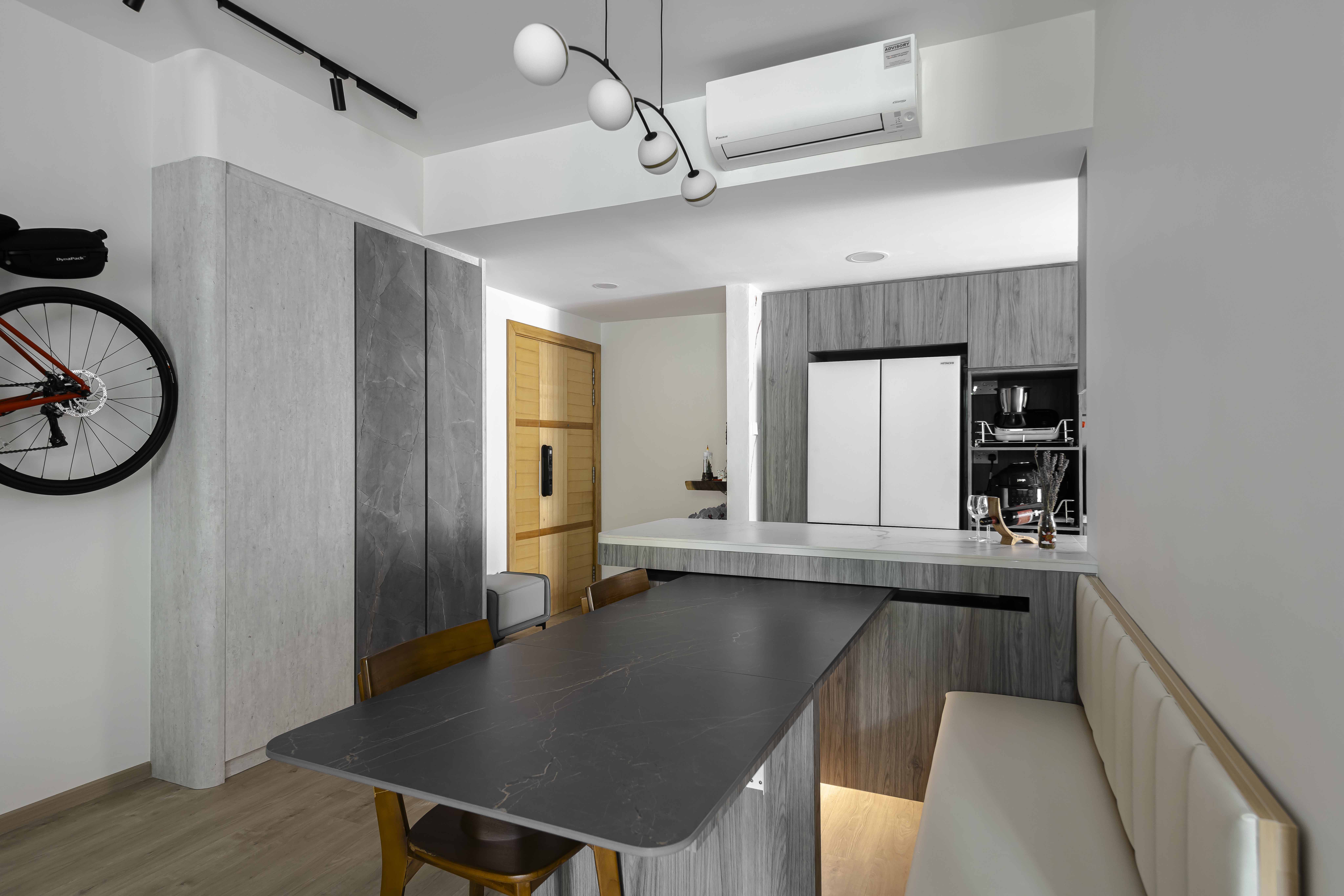 Contemporary Design - Dining Room - Condominium - Design by Renozone Interior Design House
