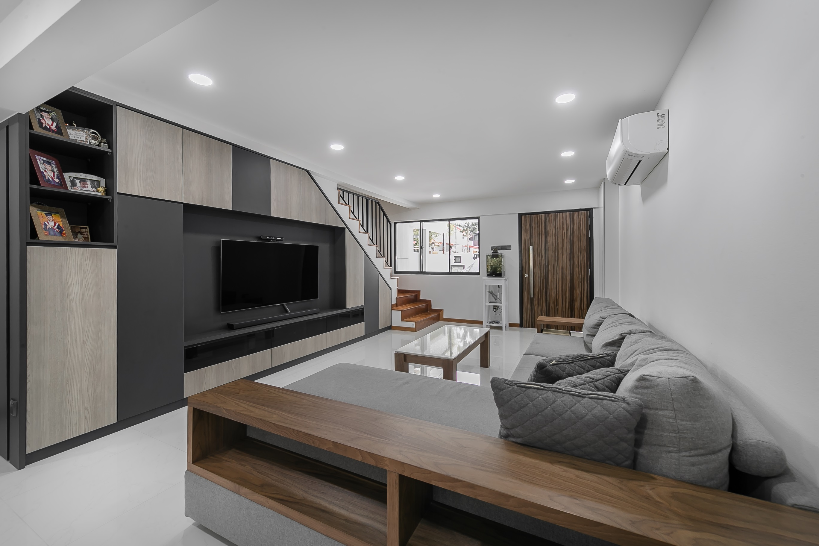Scandinavian Design - Living Room - Landed House - Design by Renozone Interior Design House