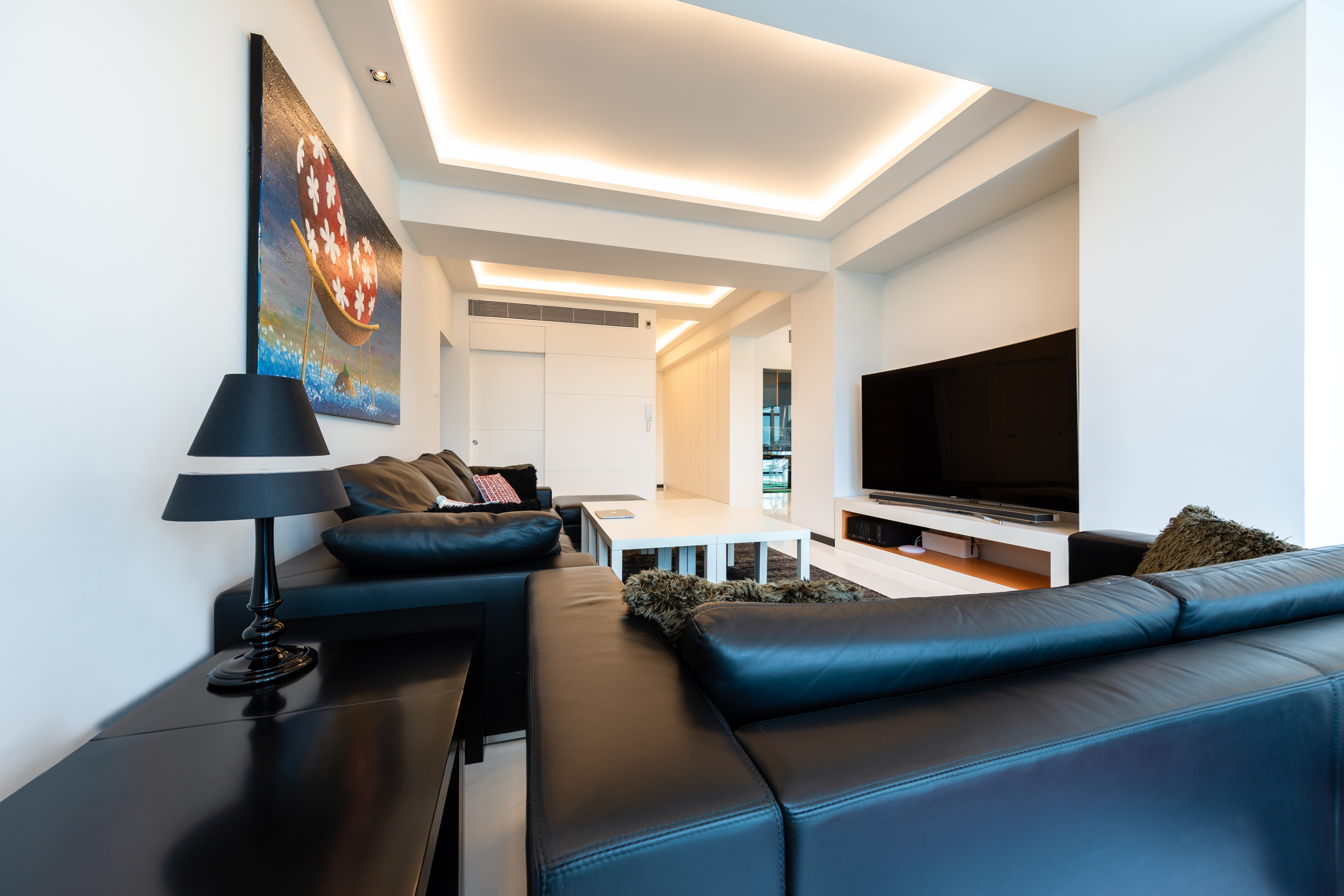 Modern Design - Living Room - Condominium - Design by Renozone Interior Design House