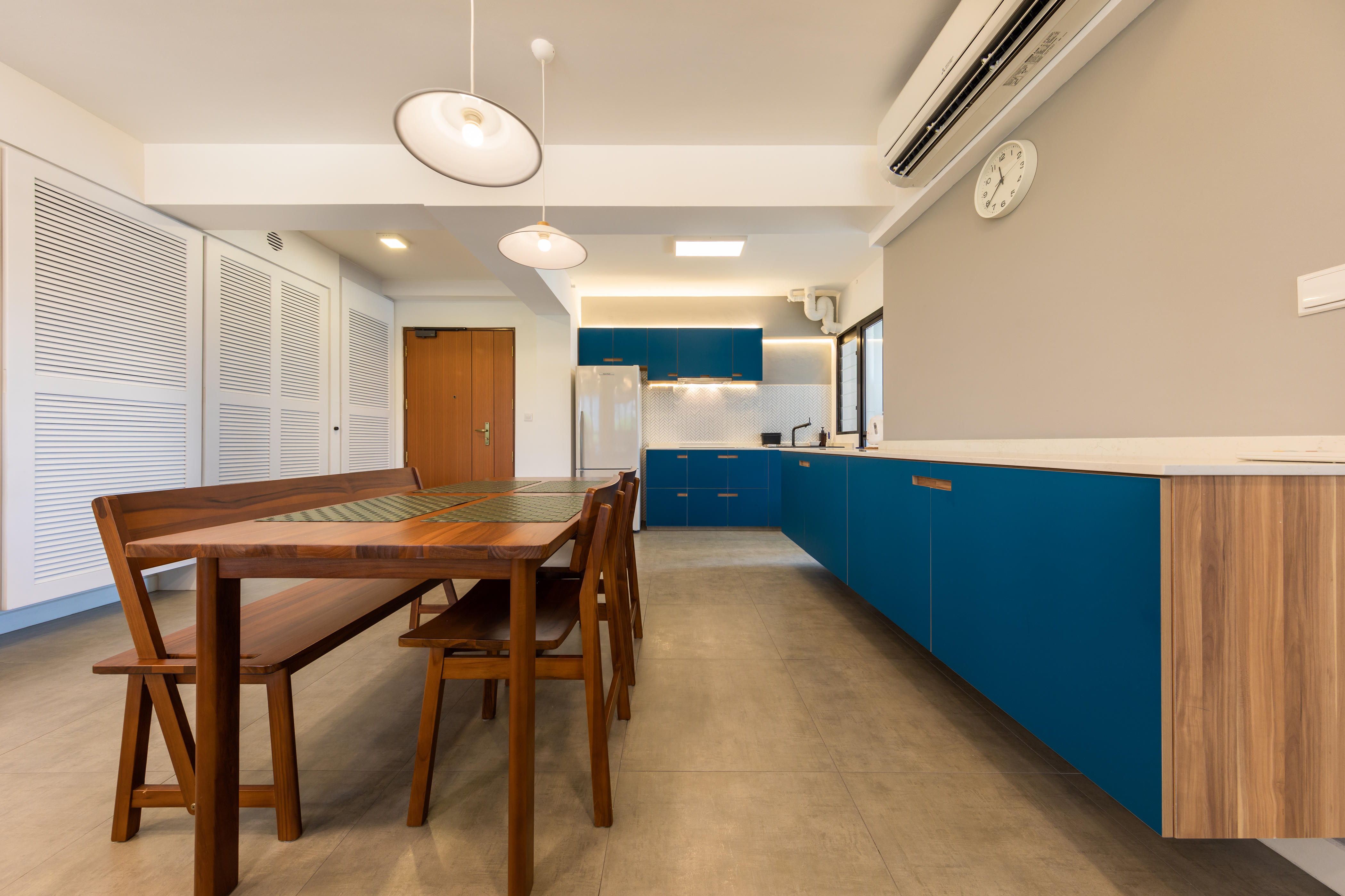 Modern, Scandinavian Design - Dining Room - HDB 4 Room - Design by Renozone Interior Design House