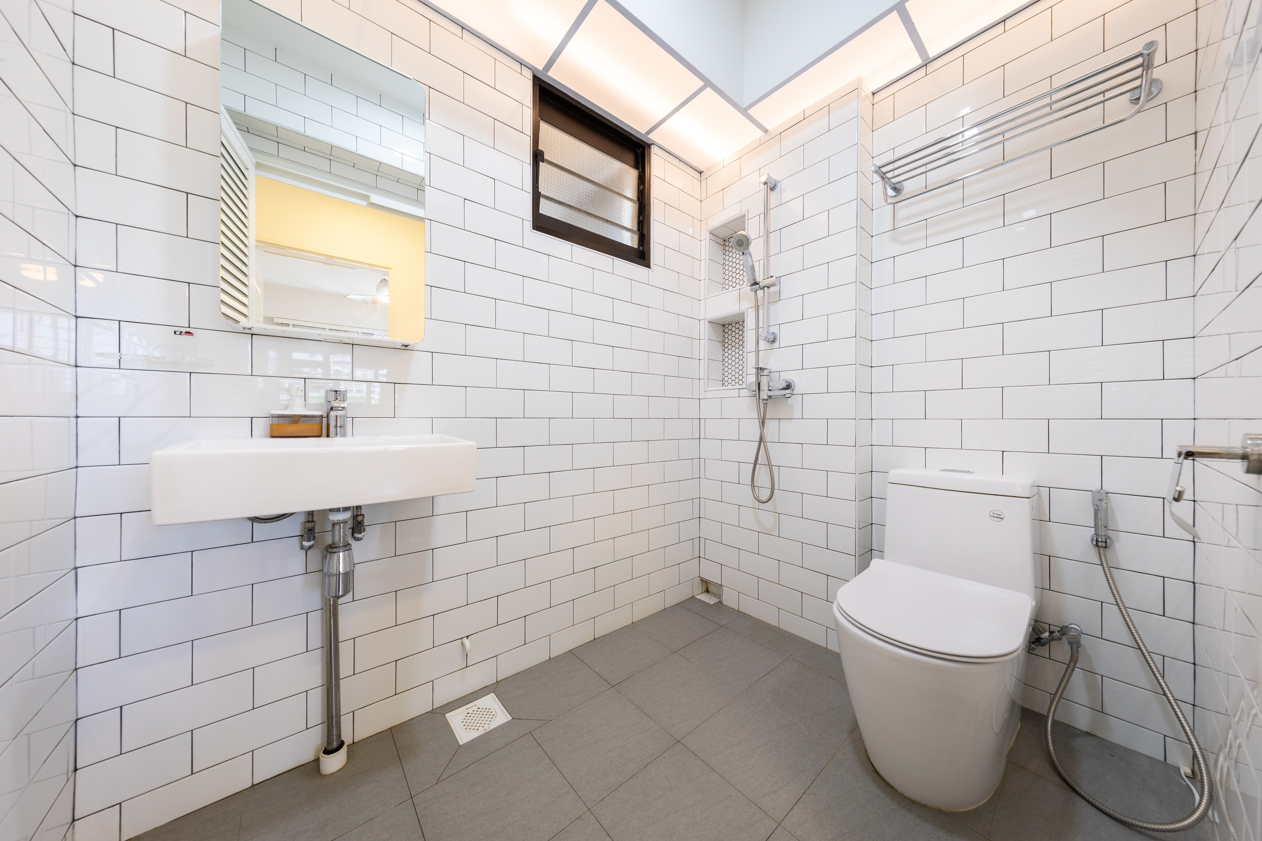 Modern, Scandinavian Design - Bathroom - HDB 4 Room - Design by Renozone Interior Design House