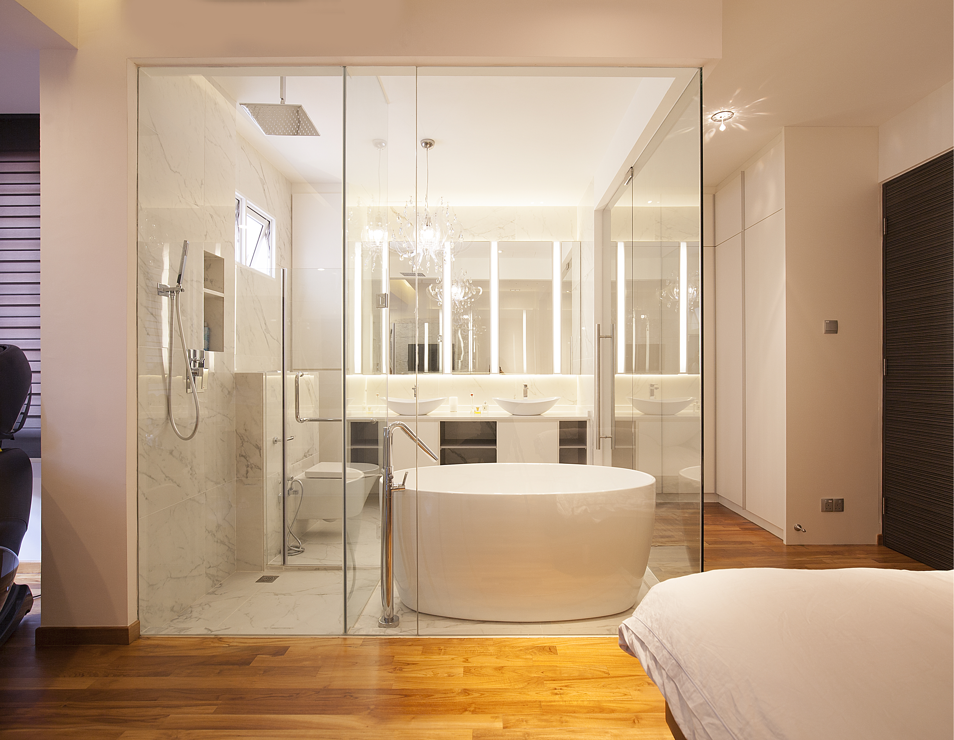 Classical, Minimalist, Modern Design - Bathroom - Landed House - Design by Renozone Interior Design House