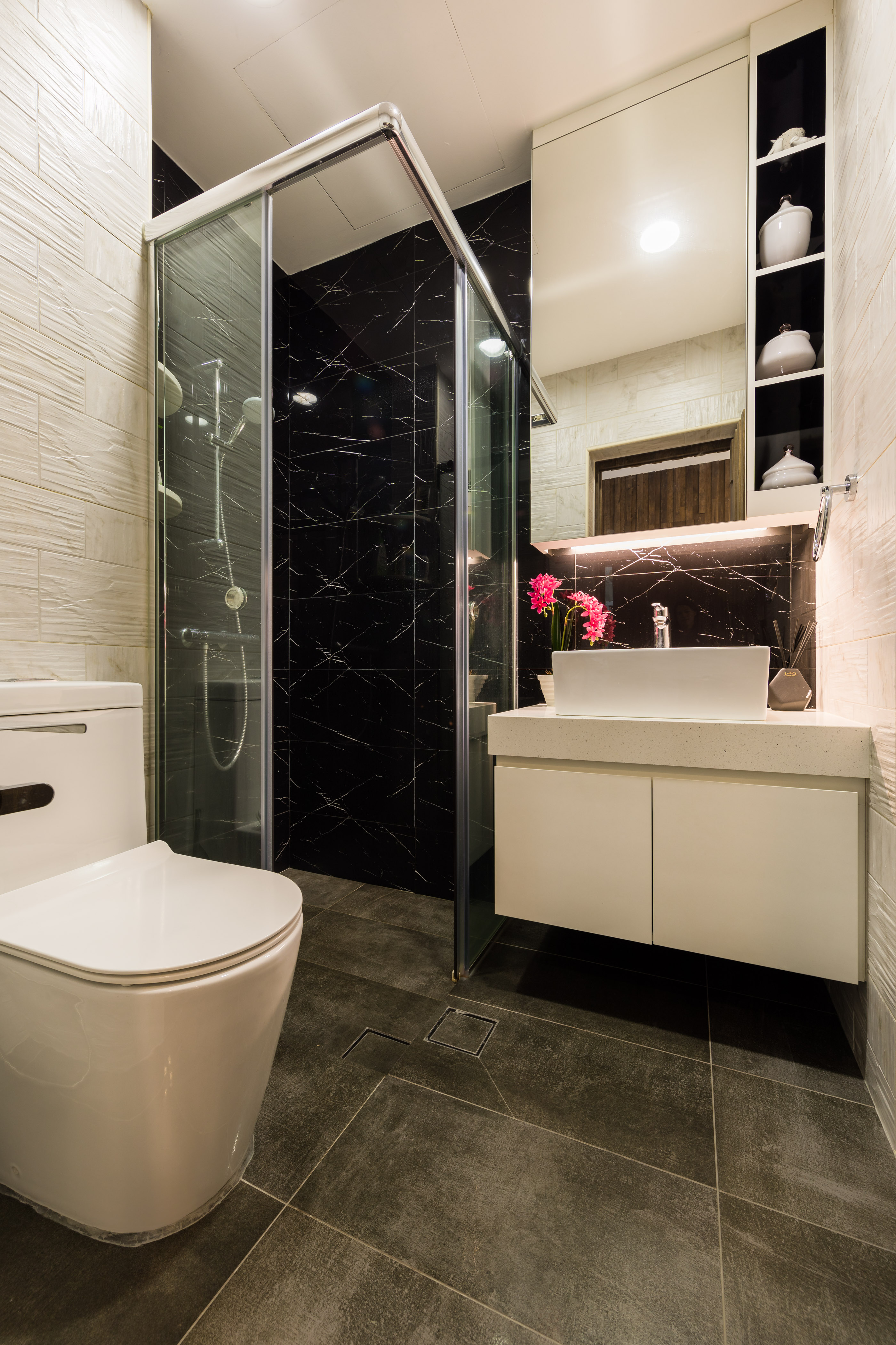 Modern Design - Bathroom - Landed House - Design by Renozone Interior Design House