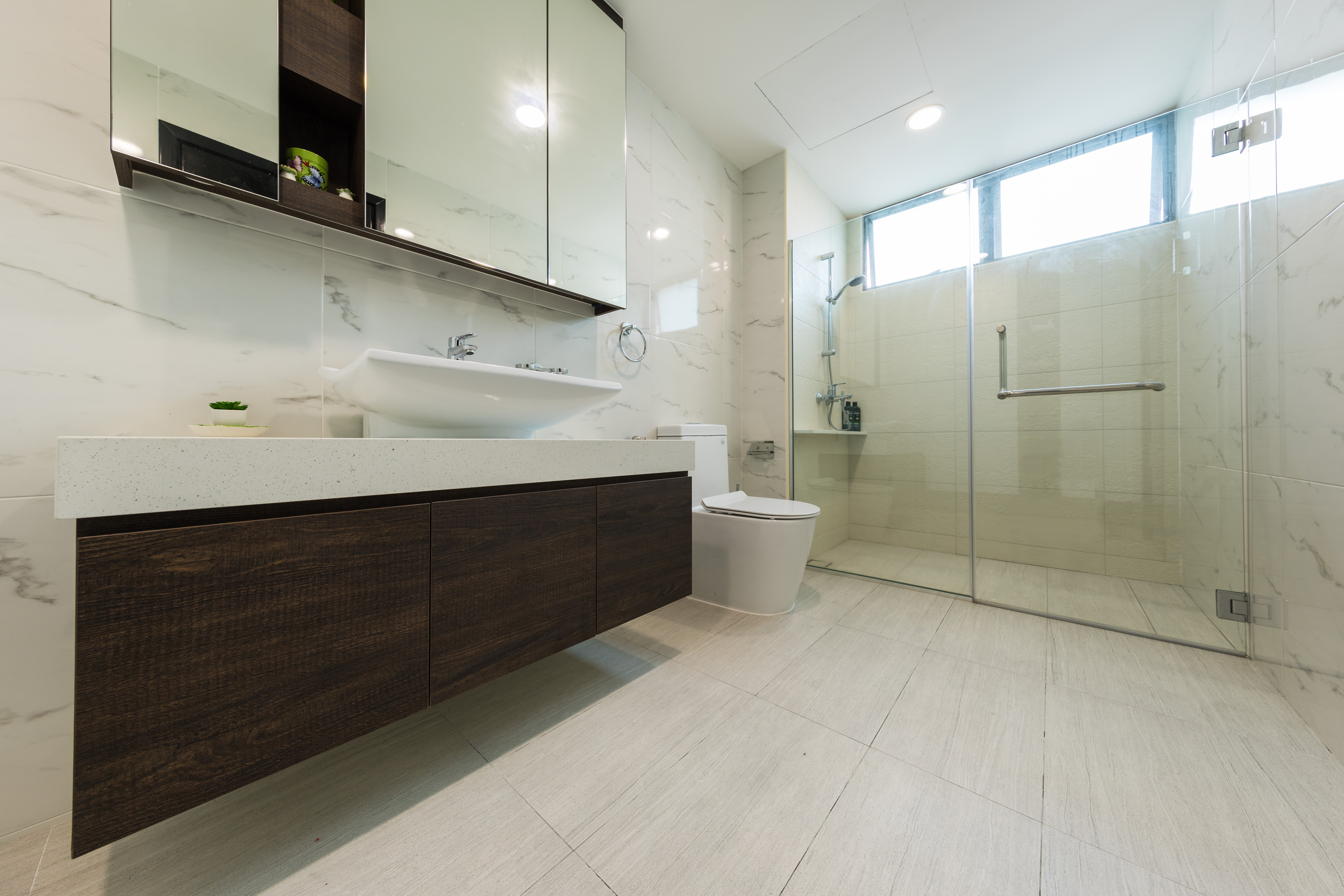 Modern Design - Bathroom - Landed House - Design by Renozone Interior Design House