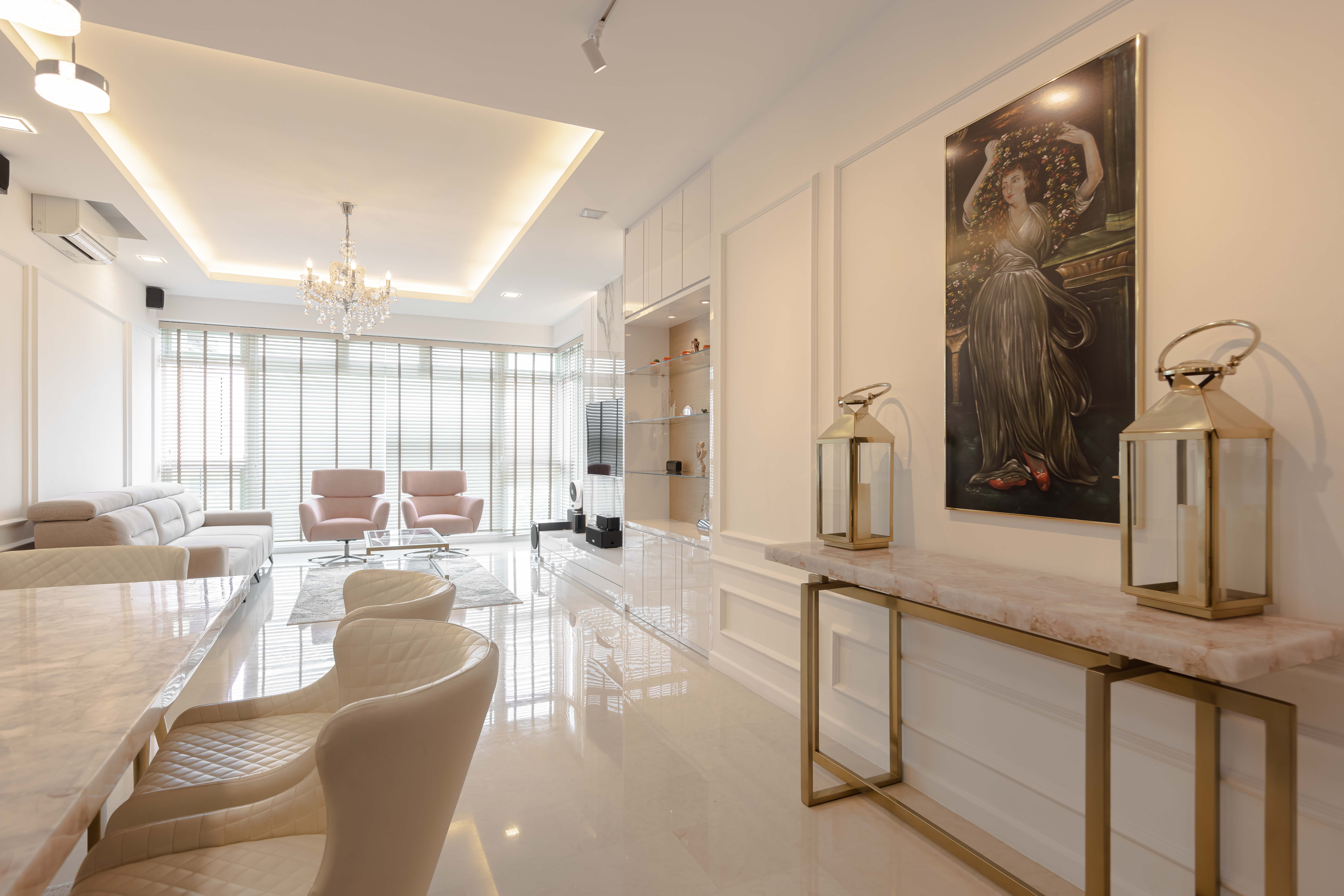 Classical, Contemporary, Victorian Design - Dining Room - Condominium - Design by Renozone Interior Design House