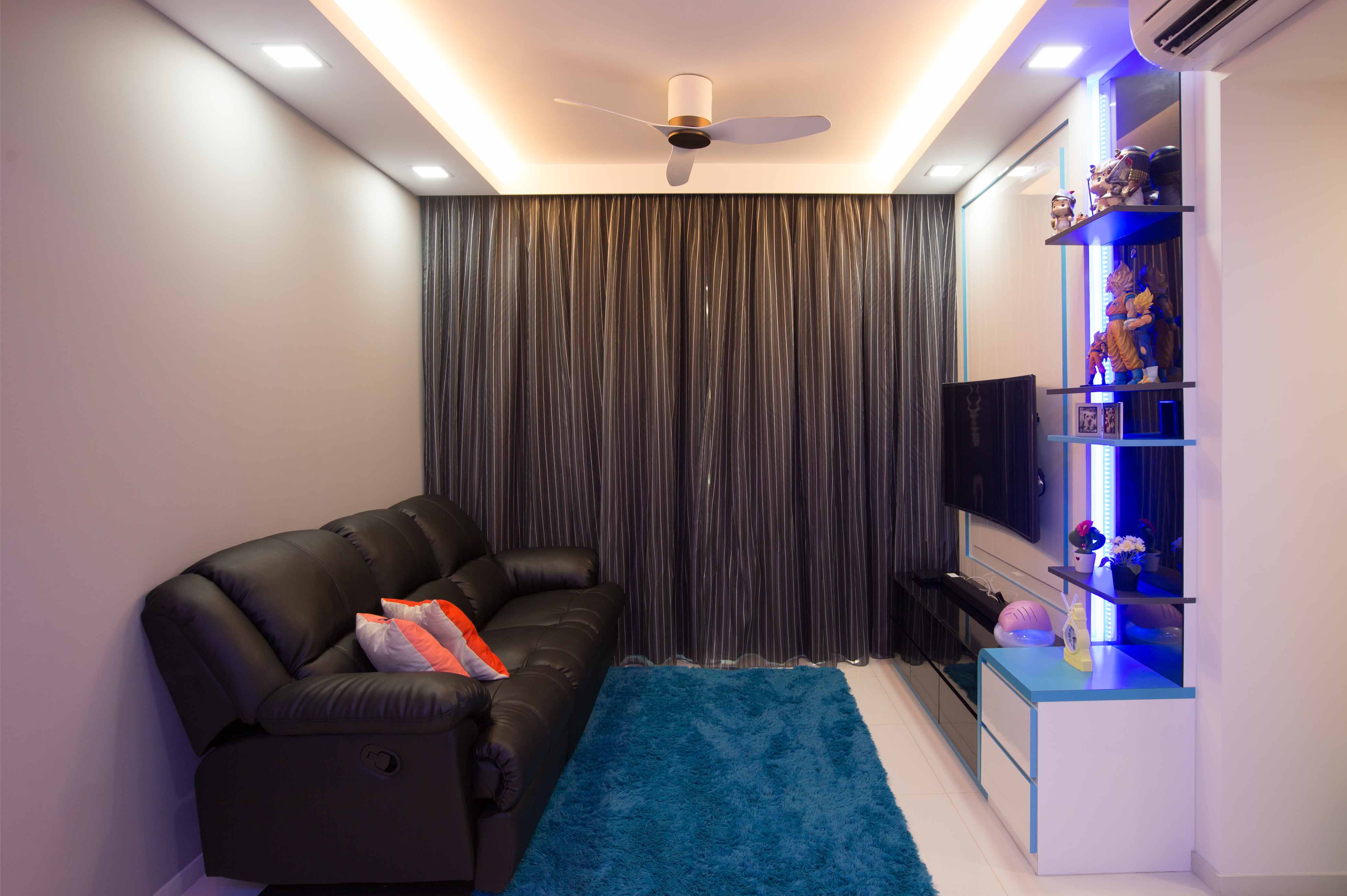 Modern Design - Living Room - Condominium - Design by Renozone Interior Design House