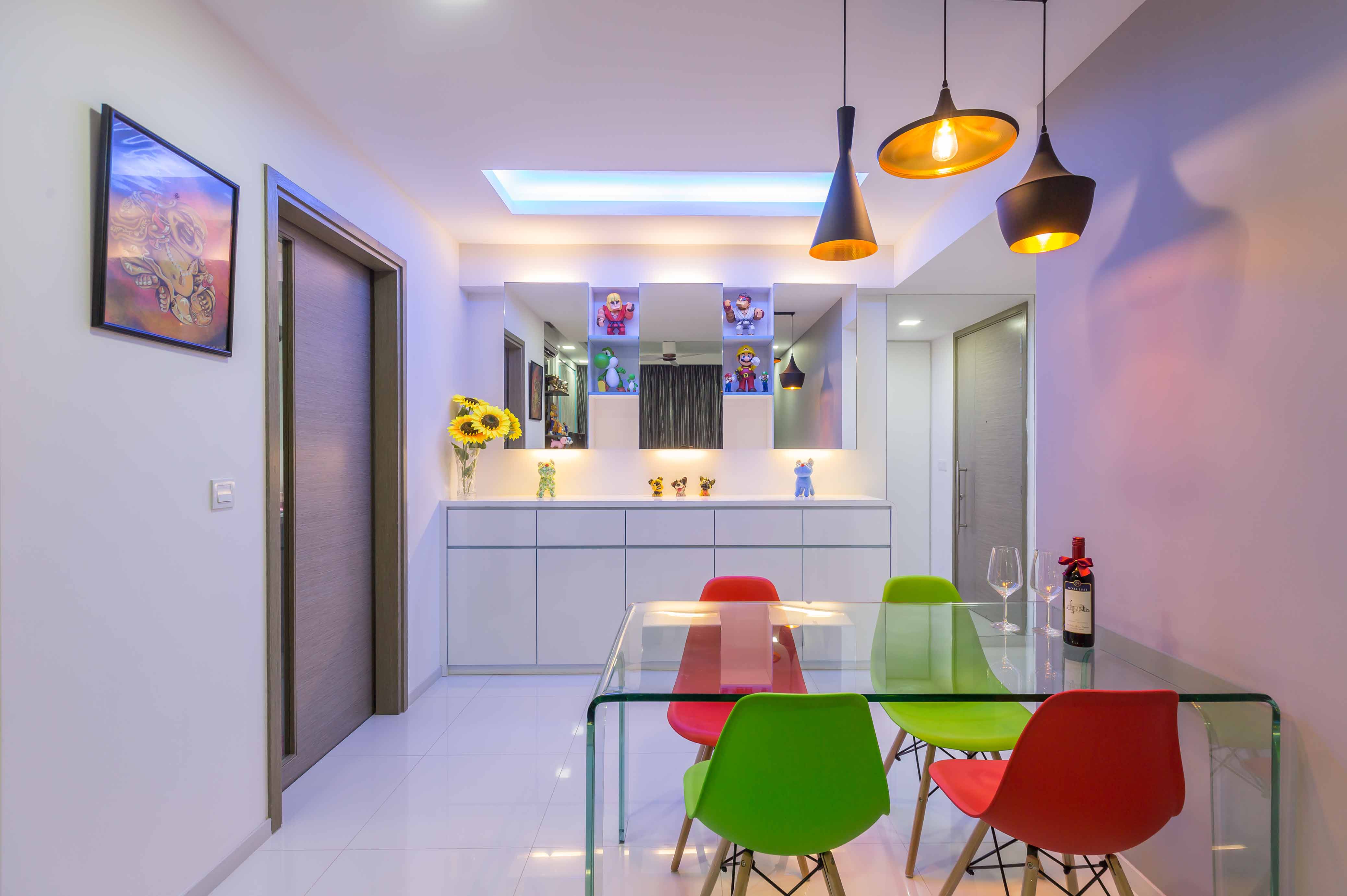 Modern Design - Dining Room - Condominium - Design by Renozone Interior Design House