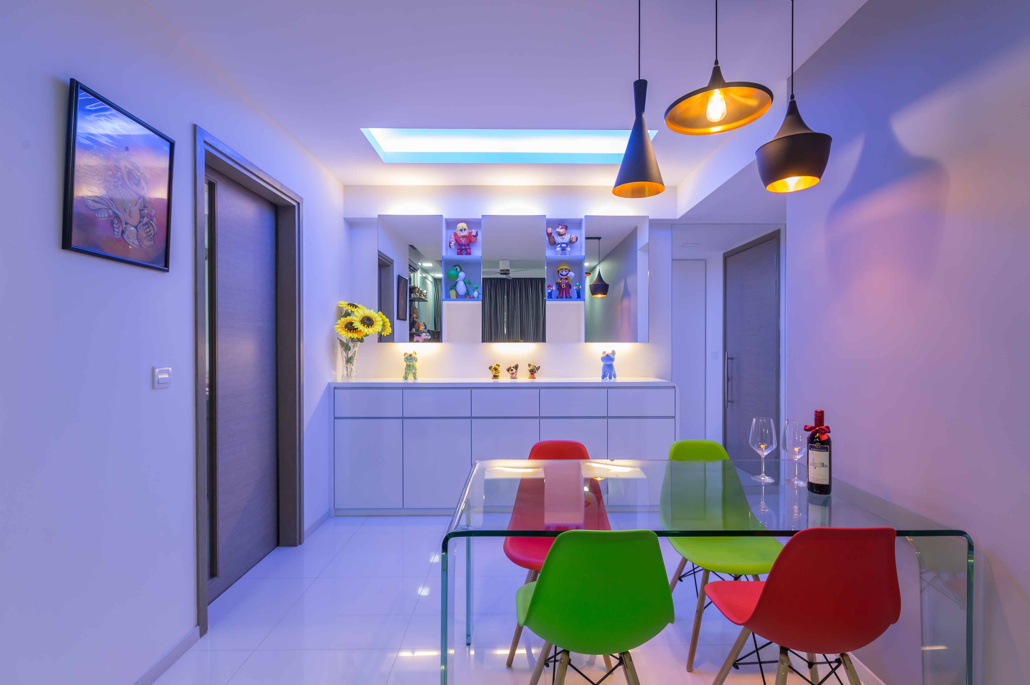 Modern Design - Dining Room - Condominium - Design by Renozone Interior Design House