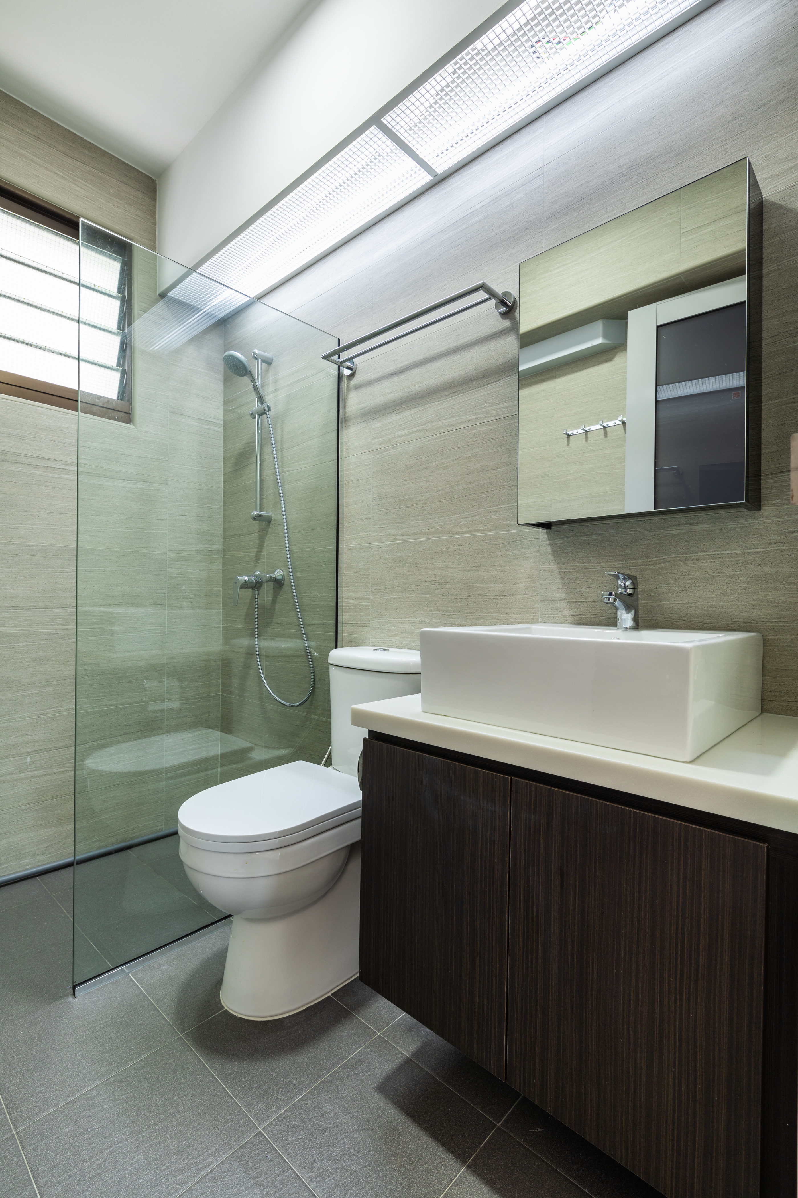 Modern Design - Bathroom - HDB 4 Room - Design by Renozone Interior Design House