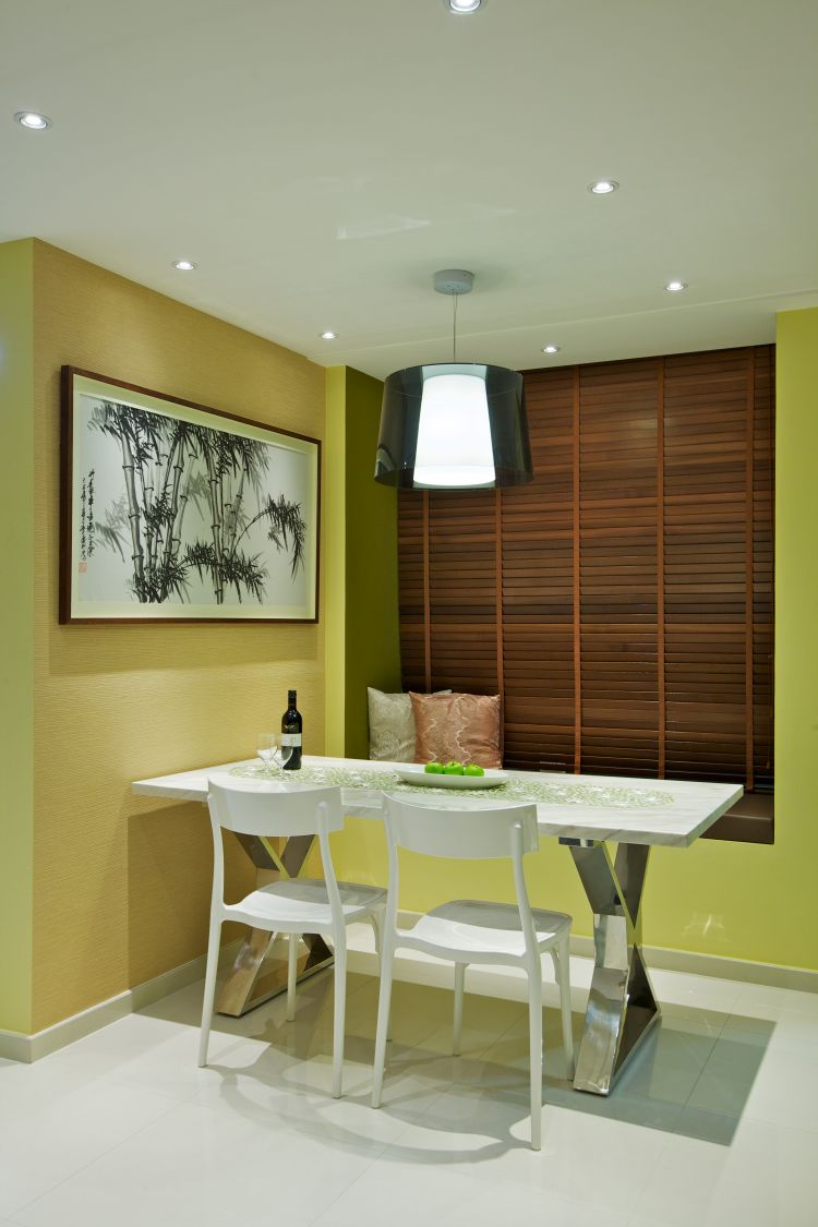 Modern, Tropical Design - Dining Room - HDB 3 Room - Design by Renozone Interior Design House