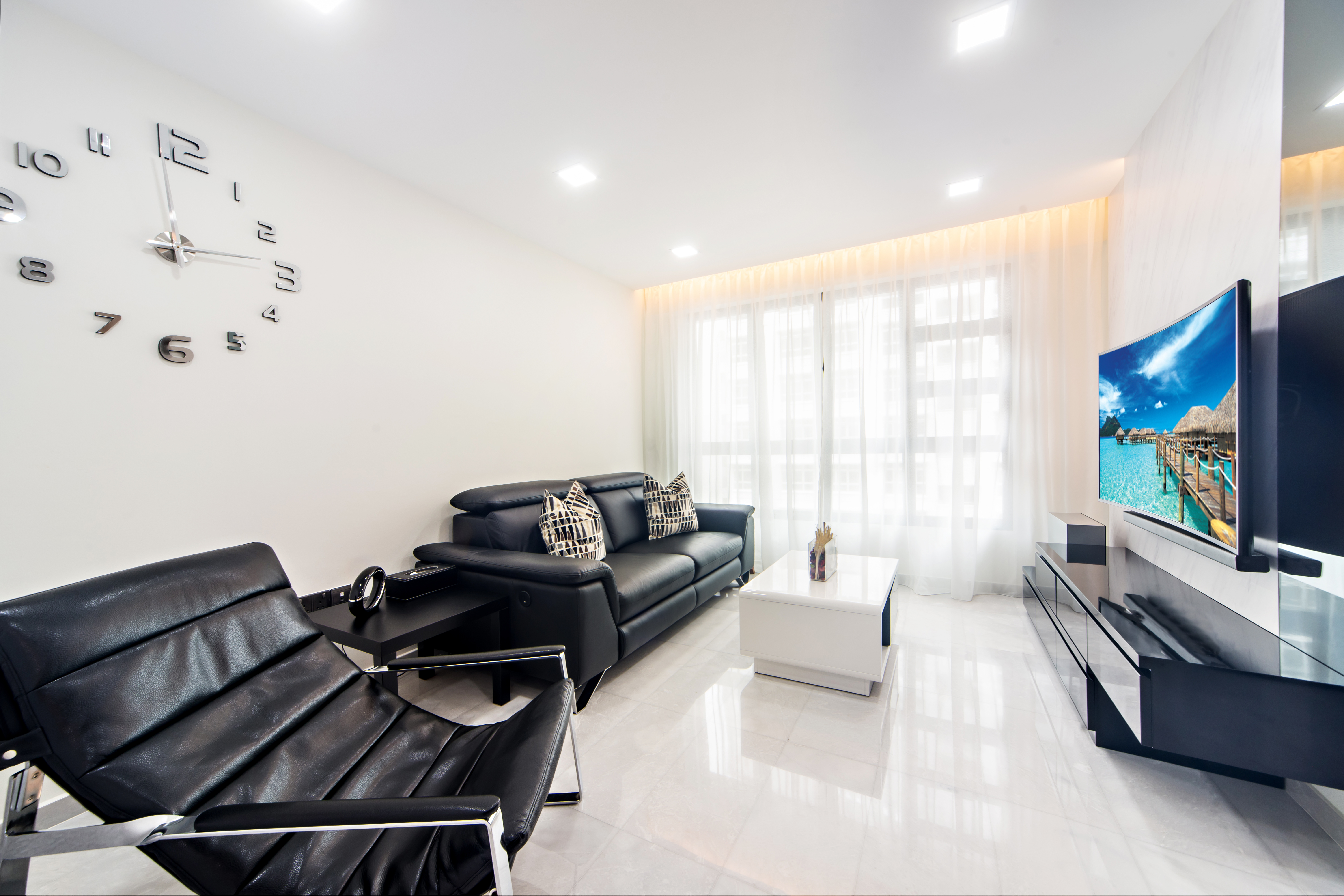 Classical, Contemporary, Modern Design - Living Room - HDB 4 Room - Design by Renozone Interior Design House