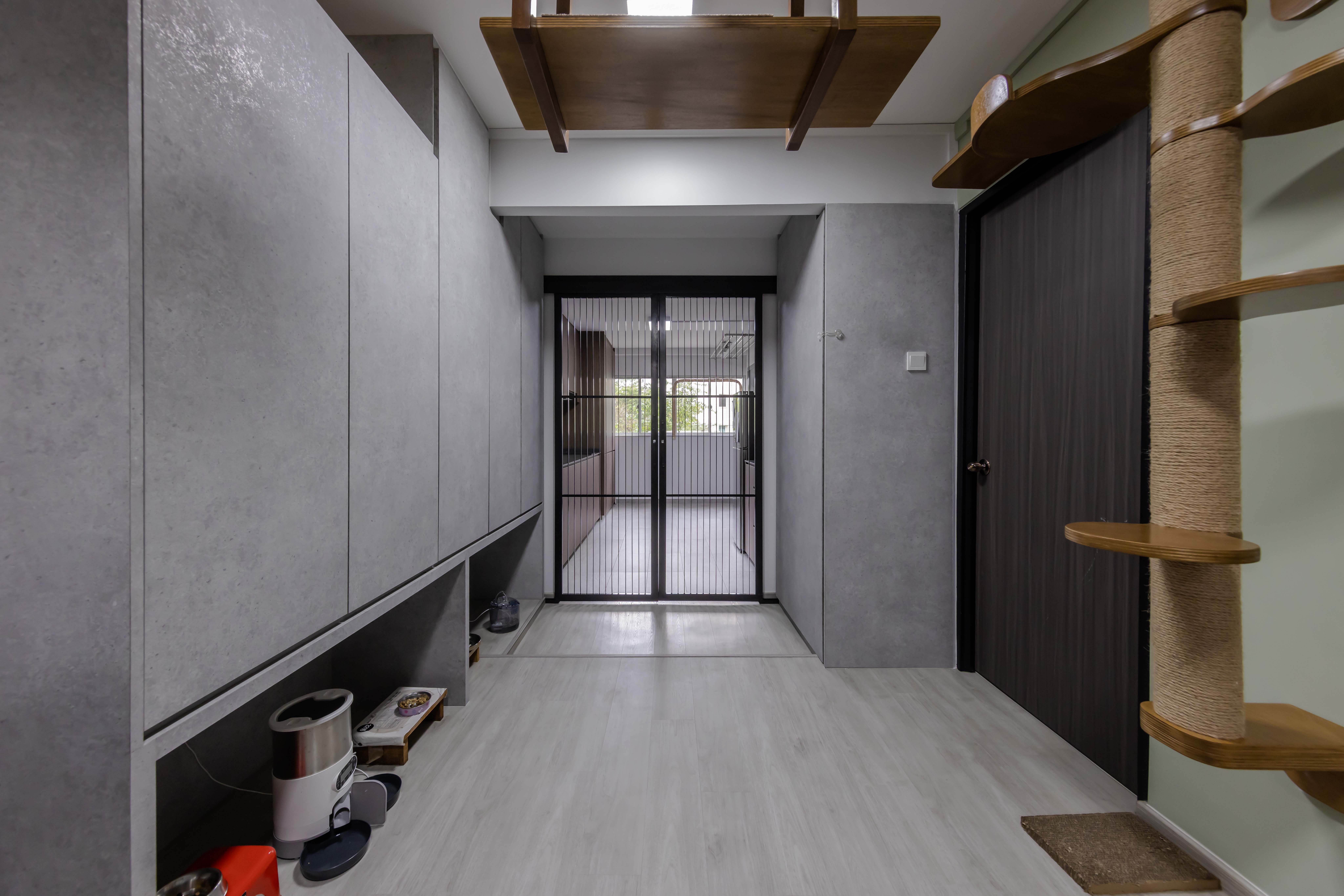 Industrial, Modern Design - Living Room - HDB 3 Room - Design by Renozone Interior Design House