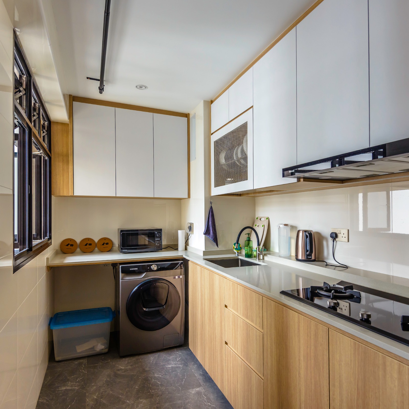 Scandinavian Design - Kitchen - HDB 3 Room - Design by Renozone Interior Design House