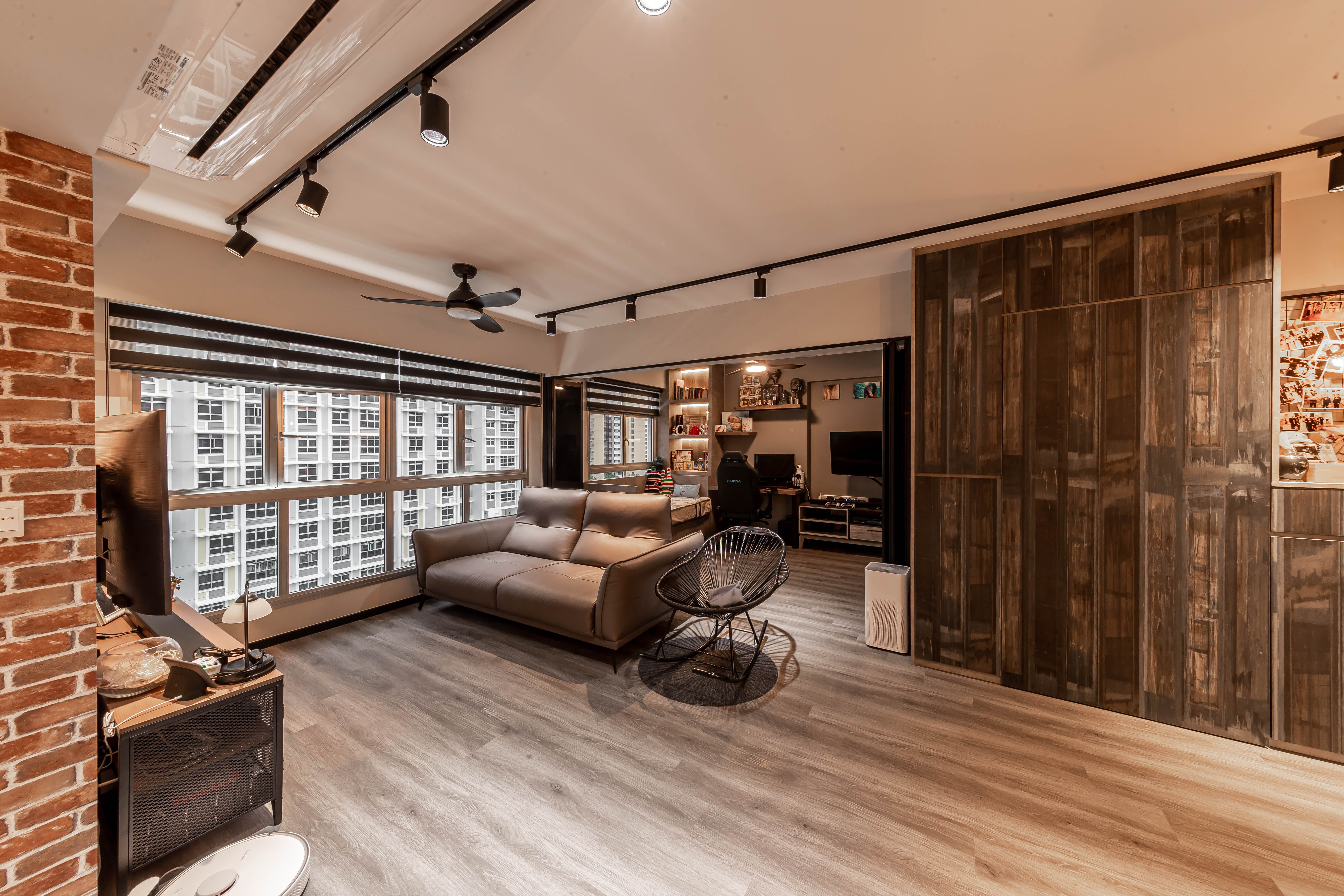 Industrial, Retro, Vintage Design -  - HDB 4 Room - Design by Renozone Interior Design House