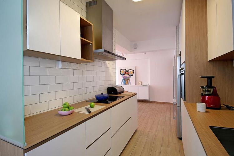 Country, Scandinavian Design - Kitchen - HDB 4 Room - Design by Renozone Interior Design House