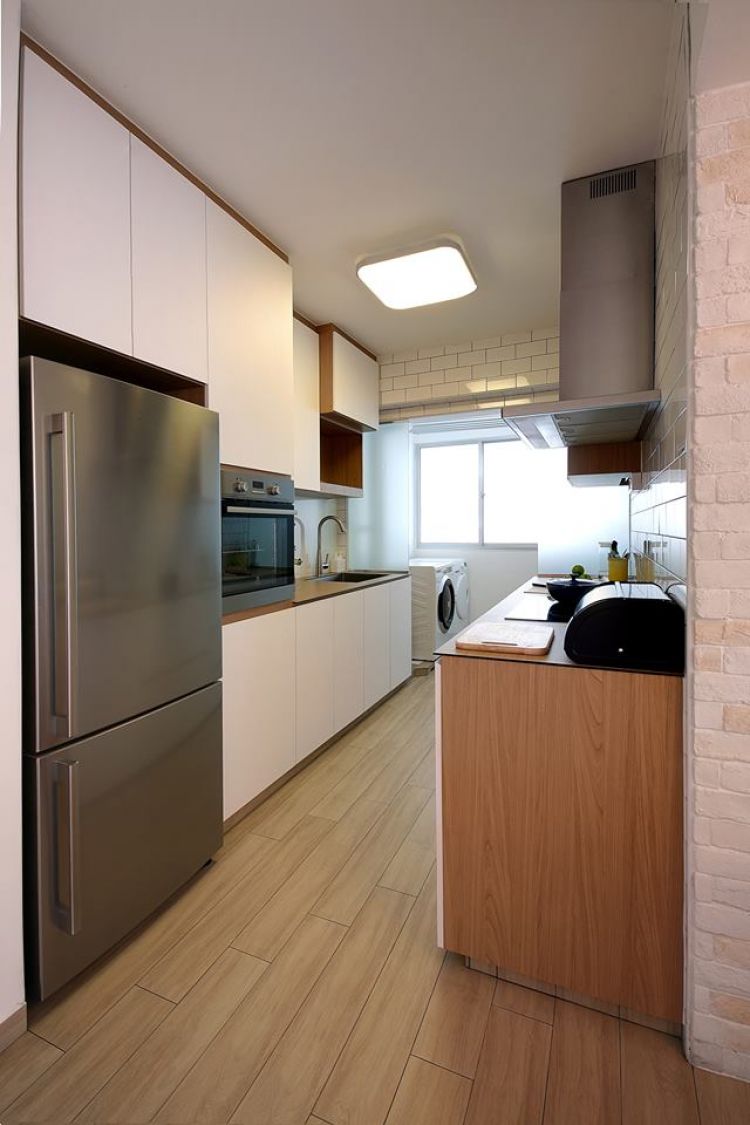 Country, Scandinavian Design - Kitchen - HDB 4 Room - Design by Renozone Interior Design House