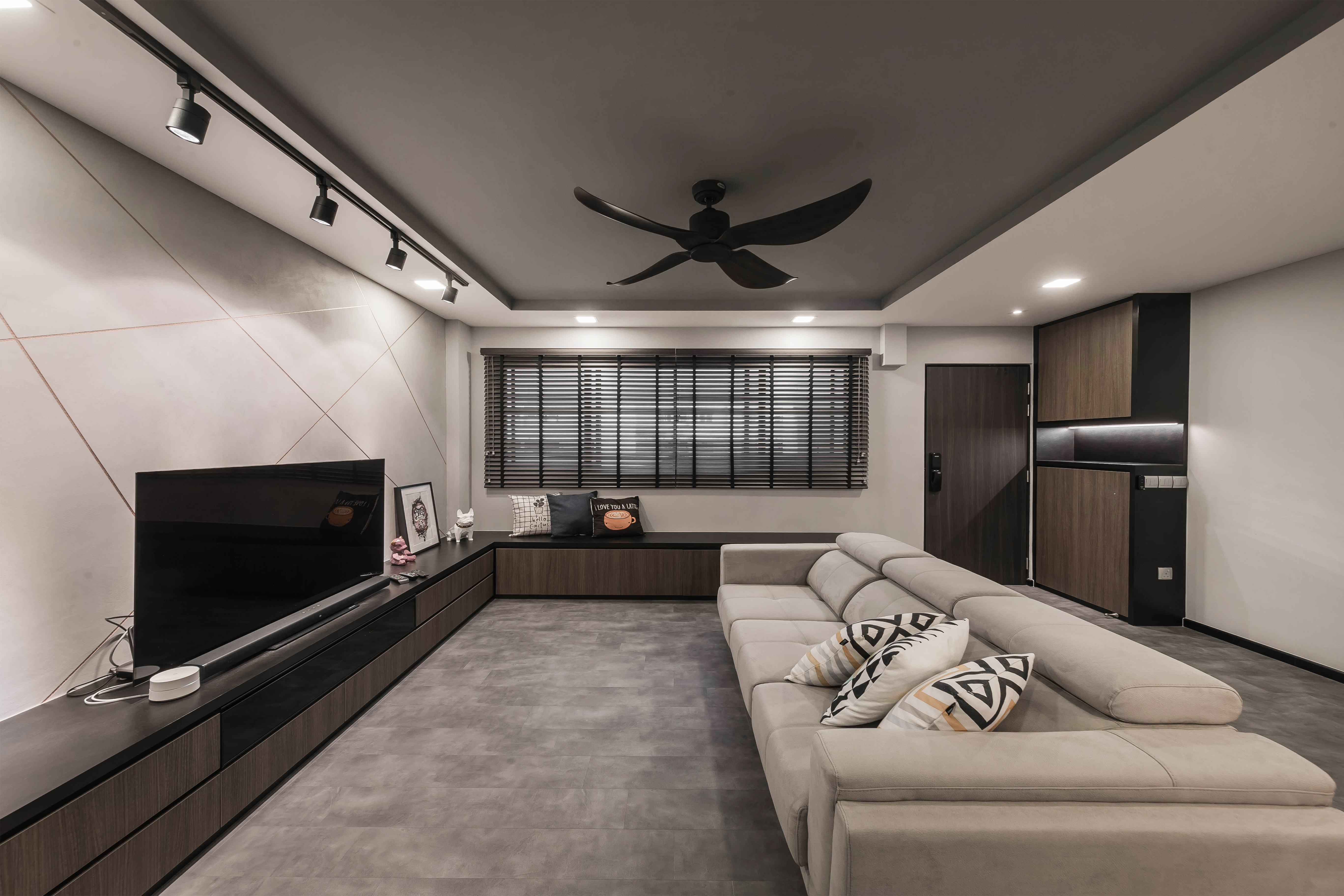 Industrial, Modern Design - Kitchen - HDB 4 Room - Design by Renozone Interior Design House