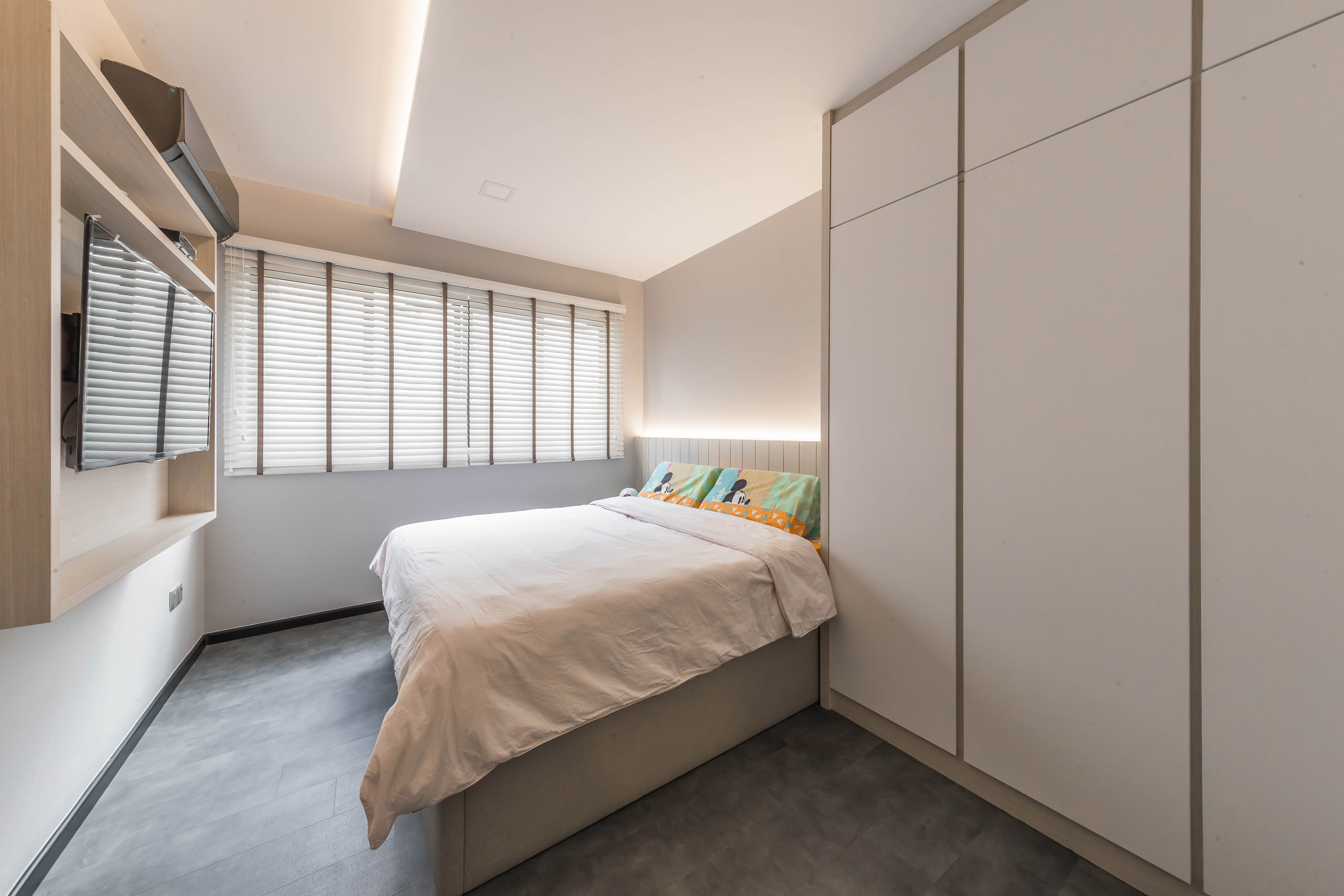 Industrial, Modern Design - Bedroom - HDB 4 Room - Design by Renozone Interior Design House