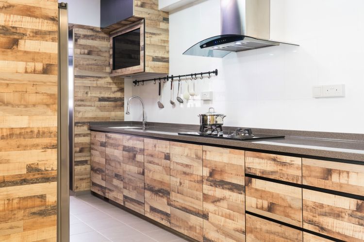 Contemporary, Scandinavian Design - Kitchen - HDB 5 Room - Design by Renozone Interior Design House
