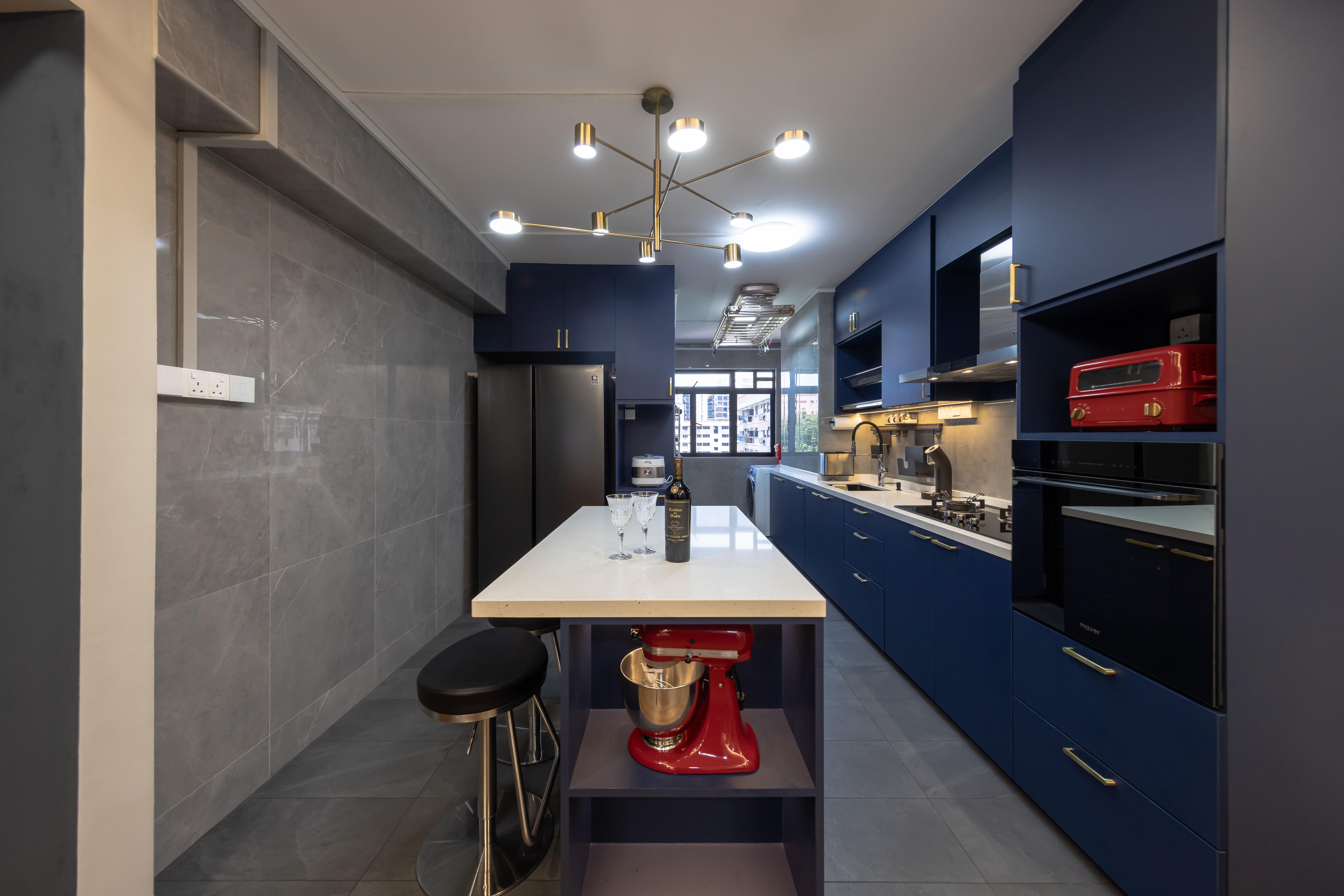 Contemporary, Eclectic Design - Kitchen - HDB 3 Room - Design by Renozone Interior Design House