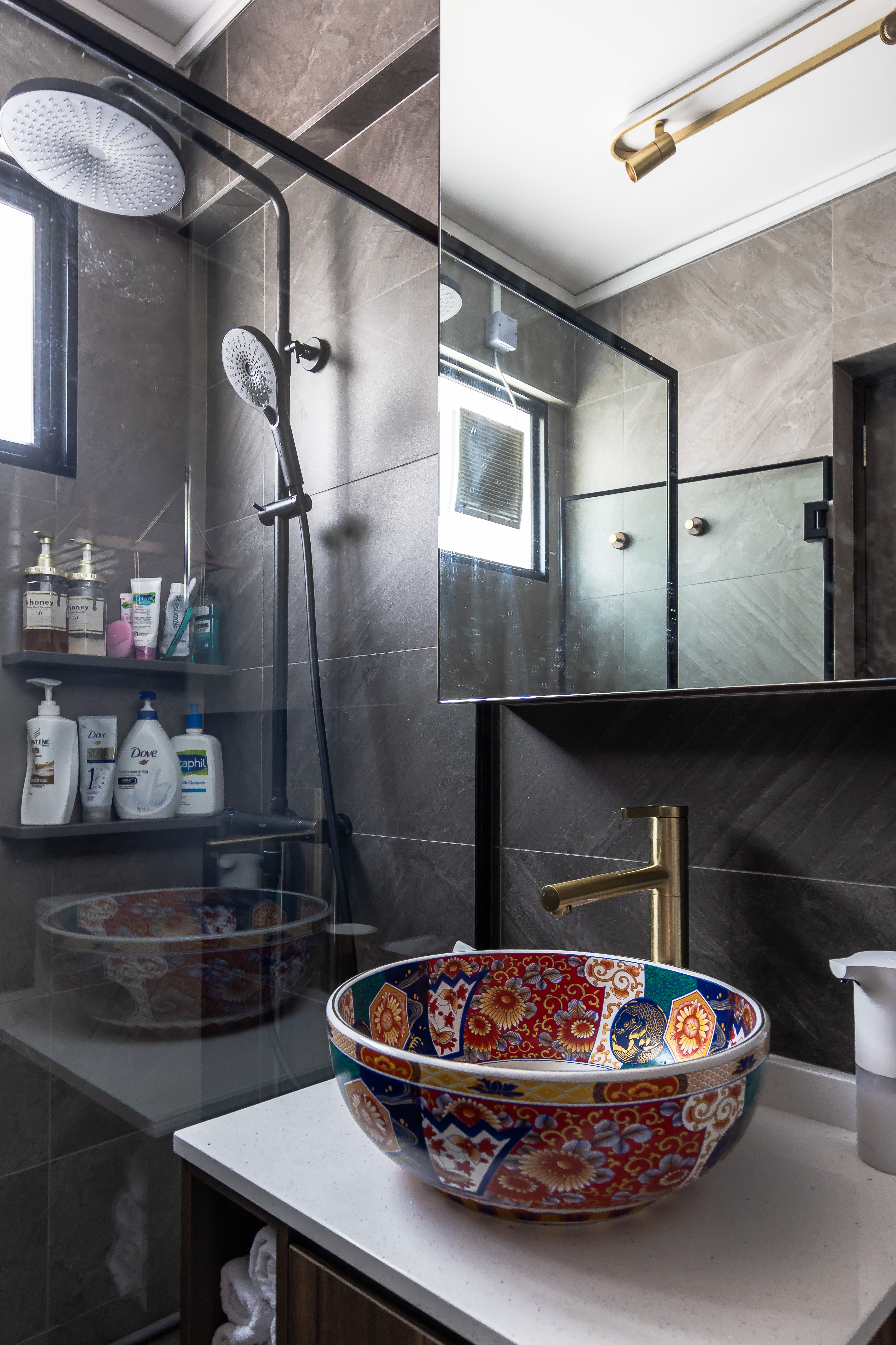 Contemporary, Eclectic Design - Bathroom - HDB 3 Room - Design by Renozone Interior Design House