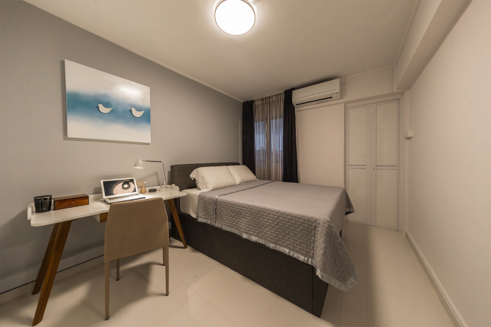 Eclectic, Retro Design - Bedroom - HDB 4 Room - Design by Renozone Interior Design House