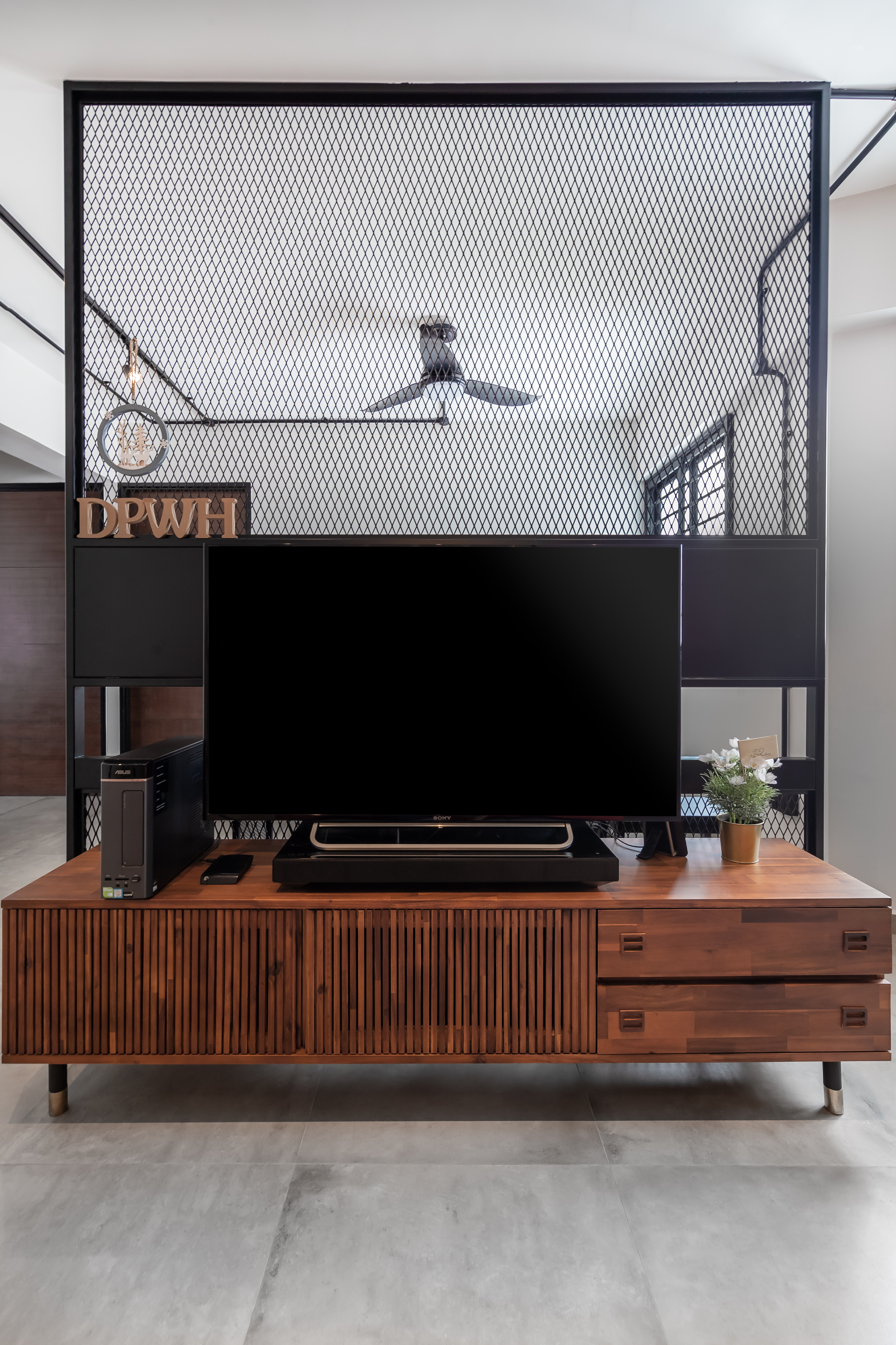 Industrial, Scandinavian Design - Living Room - HDB 4 Room - Design by Renozone Interior Design House