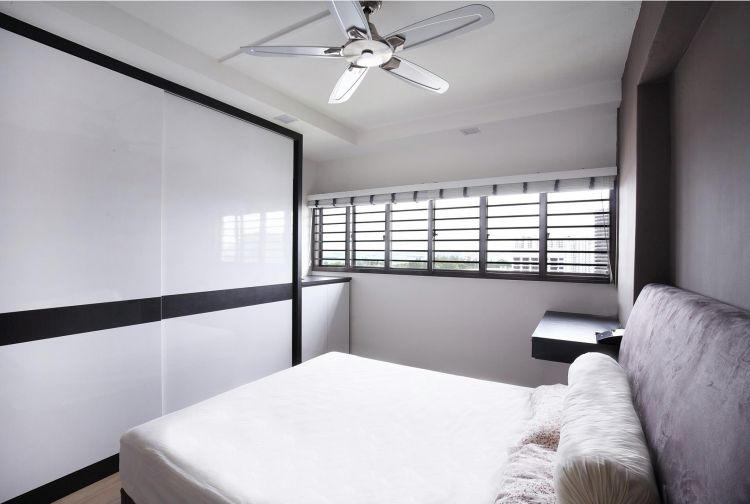 Contemporary, Minimalist, Modern Design - Bedroom - HDB 5 Room - Design by Renozone Interior Design House