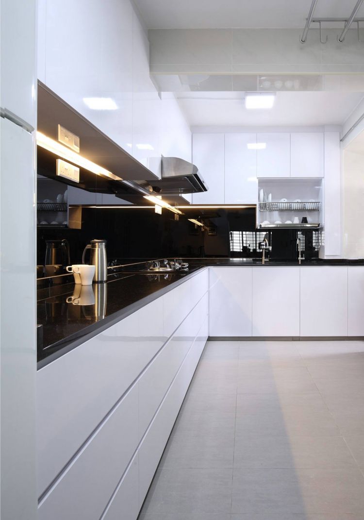 Contemporary, Minimalist, Modern Design - Kitchen - HDB 5 Room - Design by Renozone Interior Design House