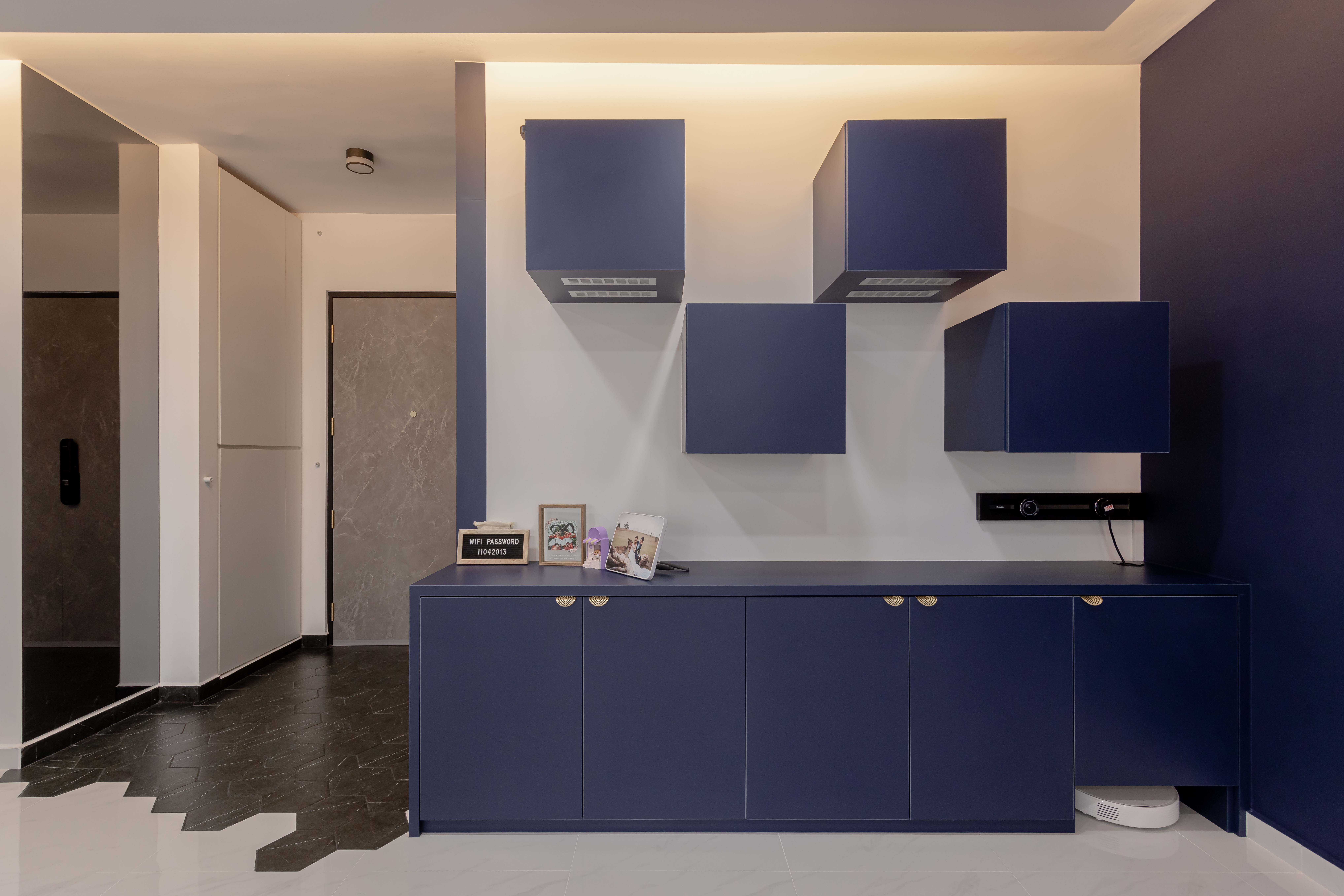 Modern, Scandinavian Design - Living Room - HDB 3 Room - Design by Renozone Interior Design House