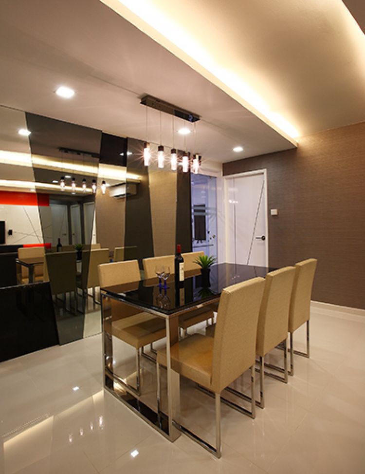 Contemporary, Modern Design - Dining Room - HDB 5 Room - Design by Renozone Interior Design House