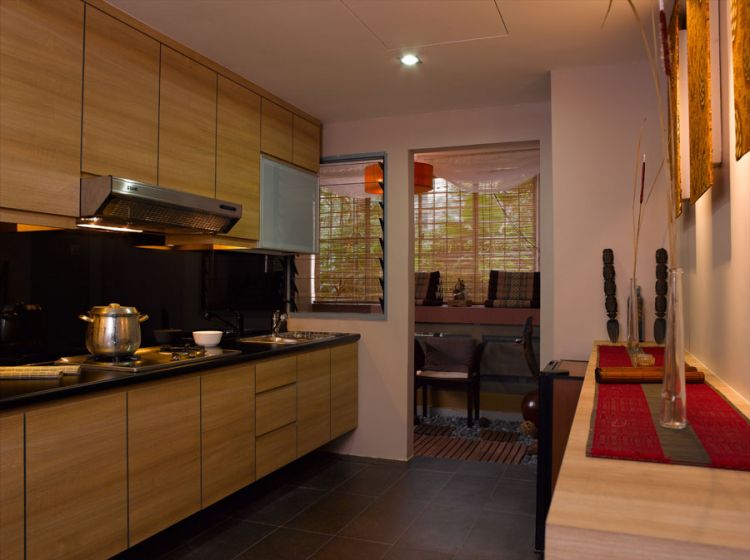 Resort, Tropical Design - Kitchen - Condominium - Design by Renozone Interior Design House