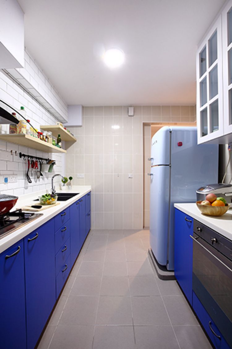 Modern, Scandinavian Design - Kitchen - HDB 3 Room - Design by Renozone Interior Design House