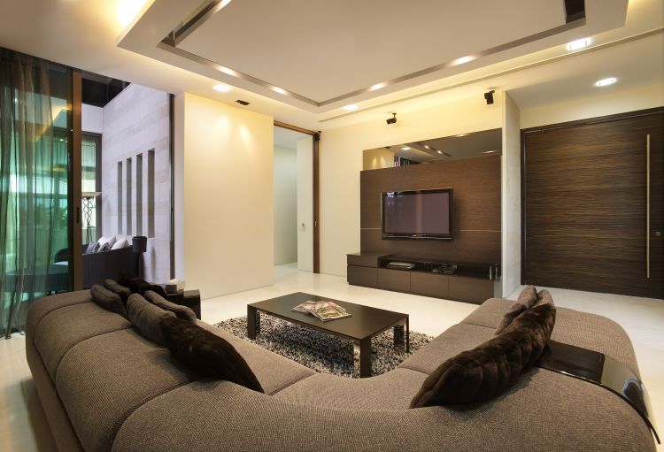 Contemporary, Modern Design - Living Room - Landed House - Design by Renozone Interior Design House