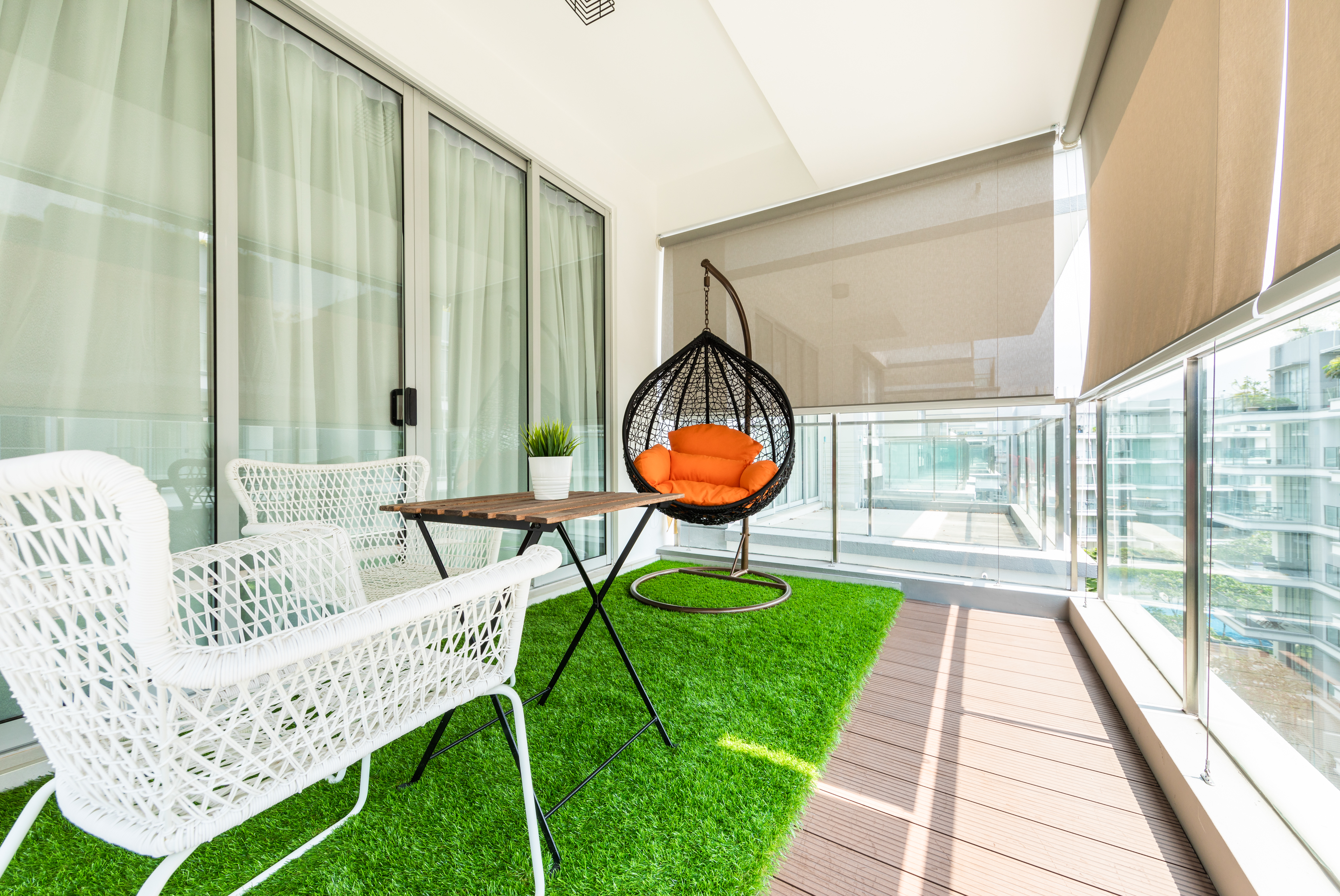 Modern Design - Balcony - Condominium - Design by Renozone Interior Design House