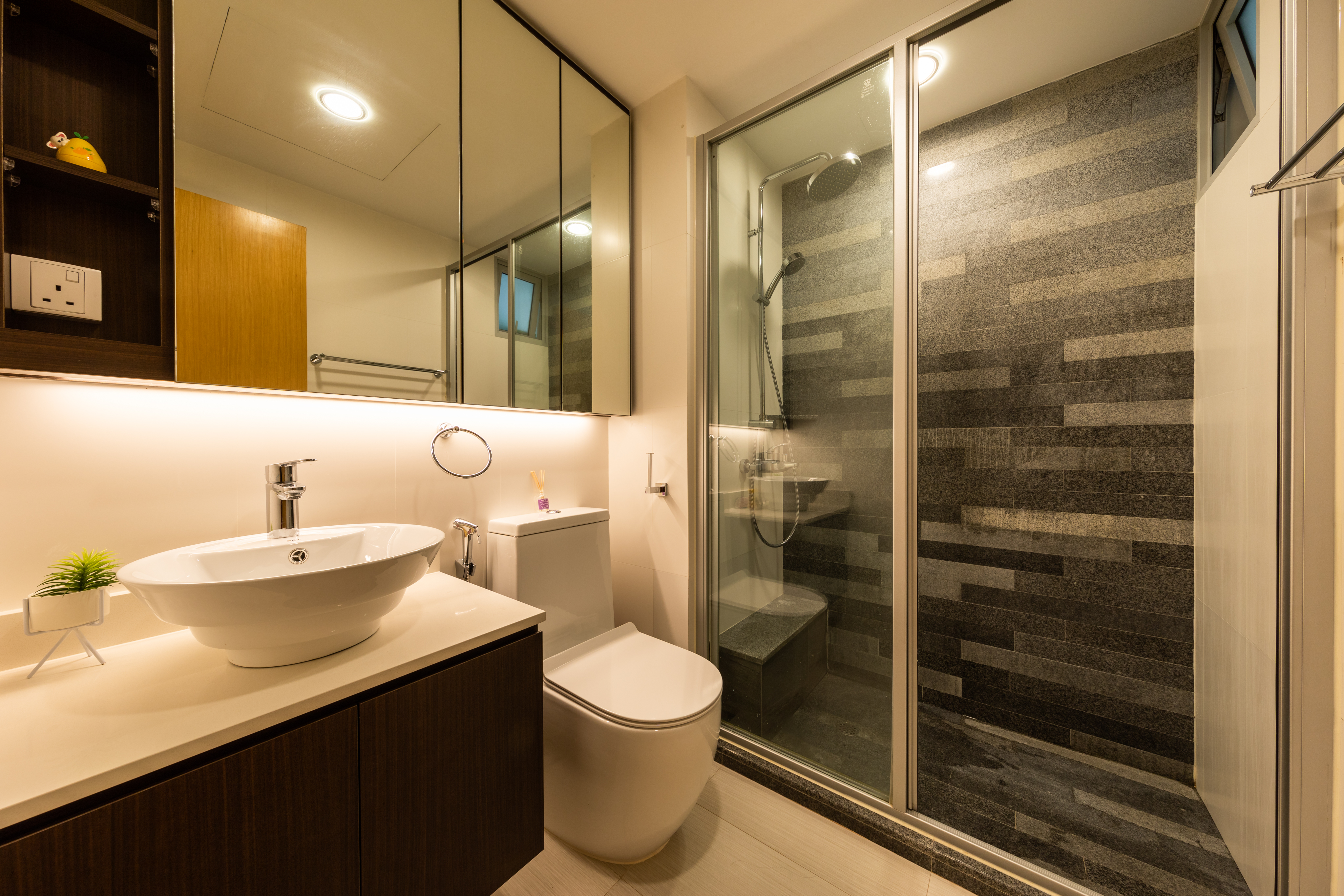 Modern Design - Bathroom - Condominium - Design by Renozone Interior Design House