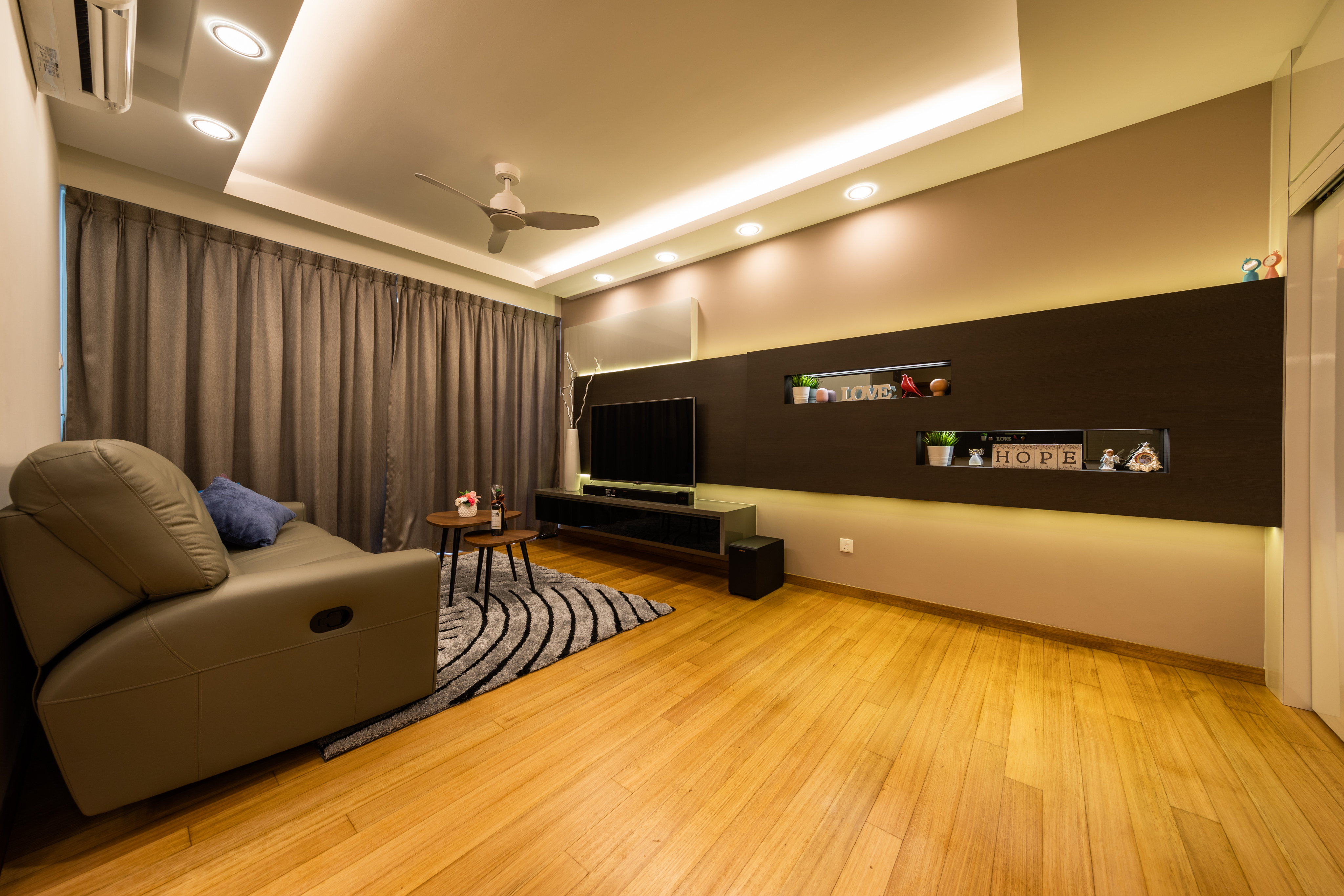 Modern Design - Living Room - Condominium - Design by Renozone Interior Design House