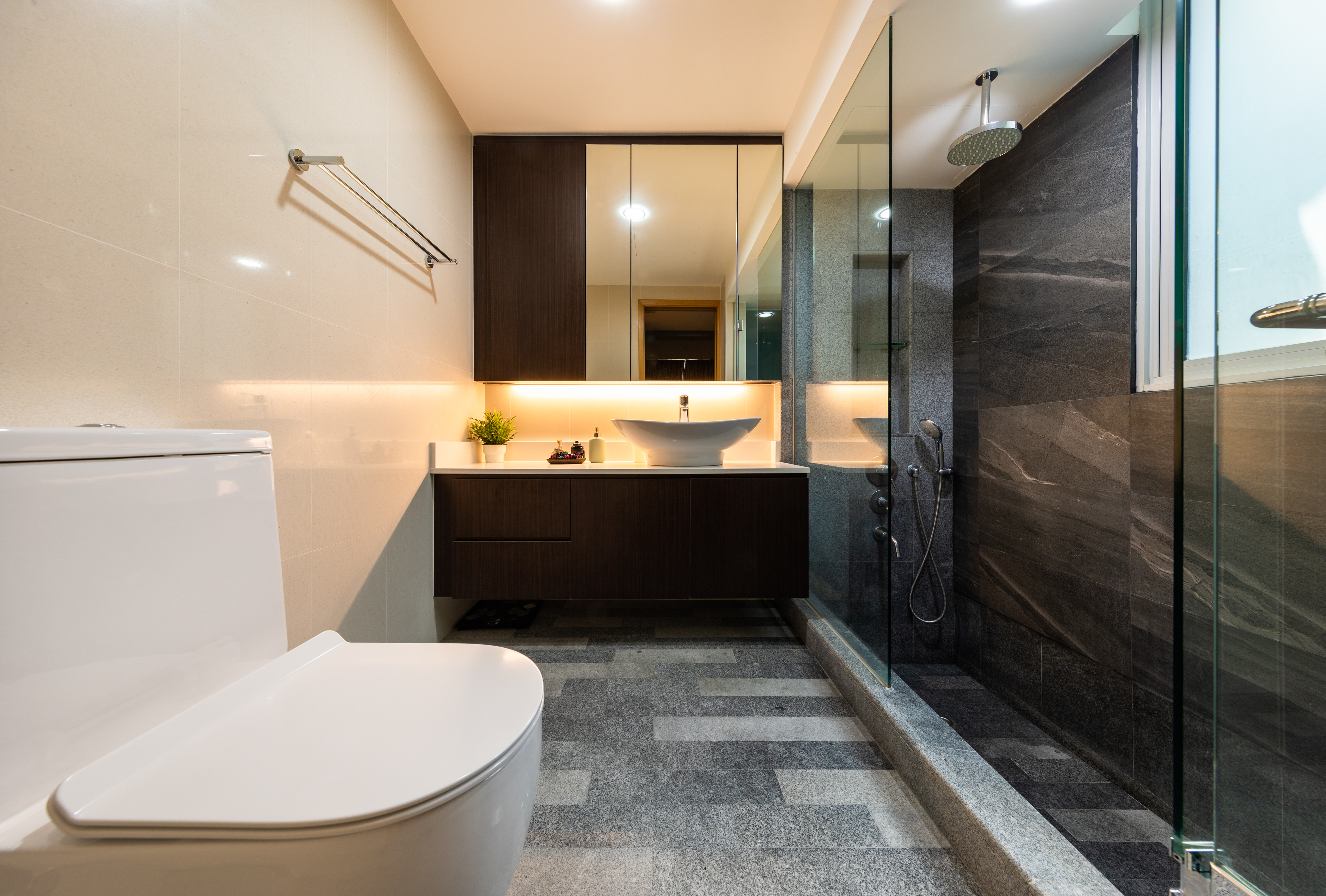 Modern Design - Bathroom - Condominium - Design by Renozone Interior Design House