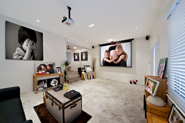 Contemporary, Industrial, Minimalist Design - Living Room - Landed House - Design by Renozone Interior Design House