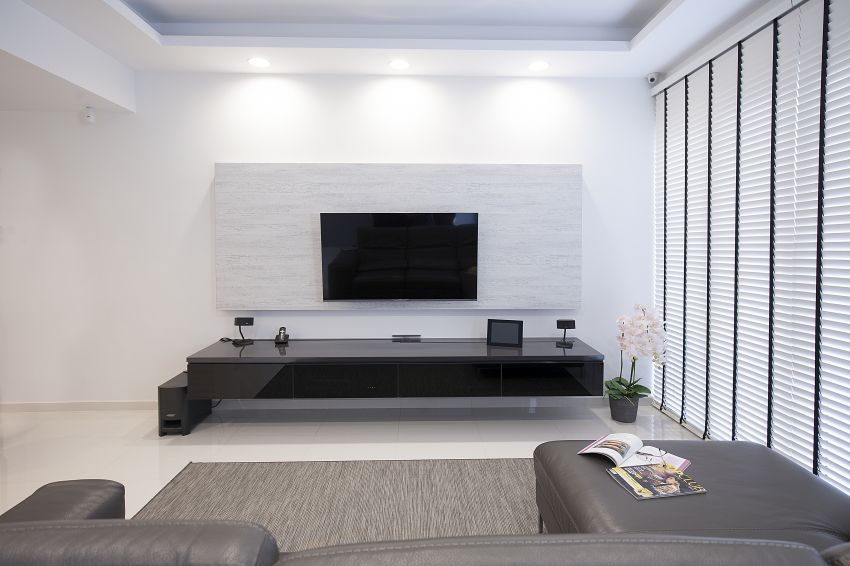 Contemporary, Minimalist, Modern Design - Living Room - Landed House - Design by Renozone Interior Design House