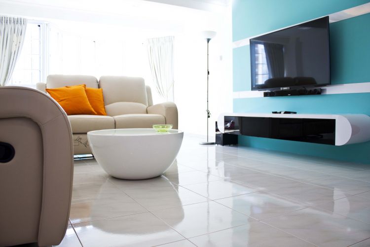 Contemporary, Modern Design - Living Room - HDB 5 Room - Design by Renzz Interior Design Pte Ltd