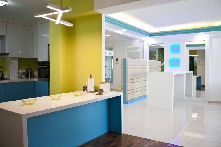 Contemporary, Modern Design - Kitchen - HDB 5 Room - Design by Renzz Interior Design Pte Ltd