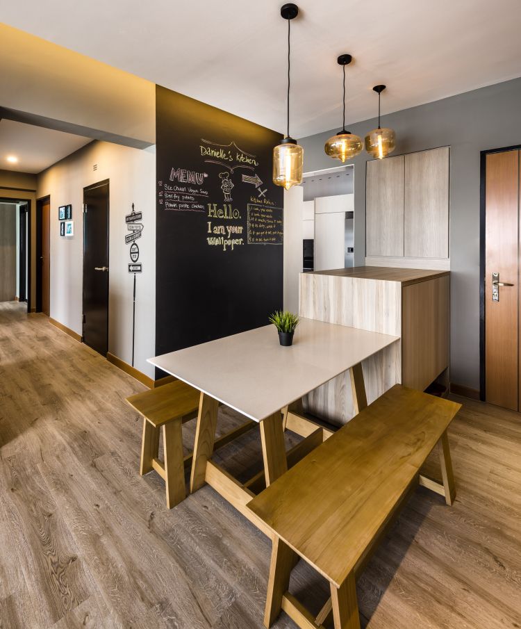 Contemporary, Modern Design - Dining Room - HDB 4 Room - Design by Rezt+Relax Interior Design