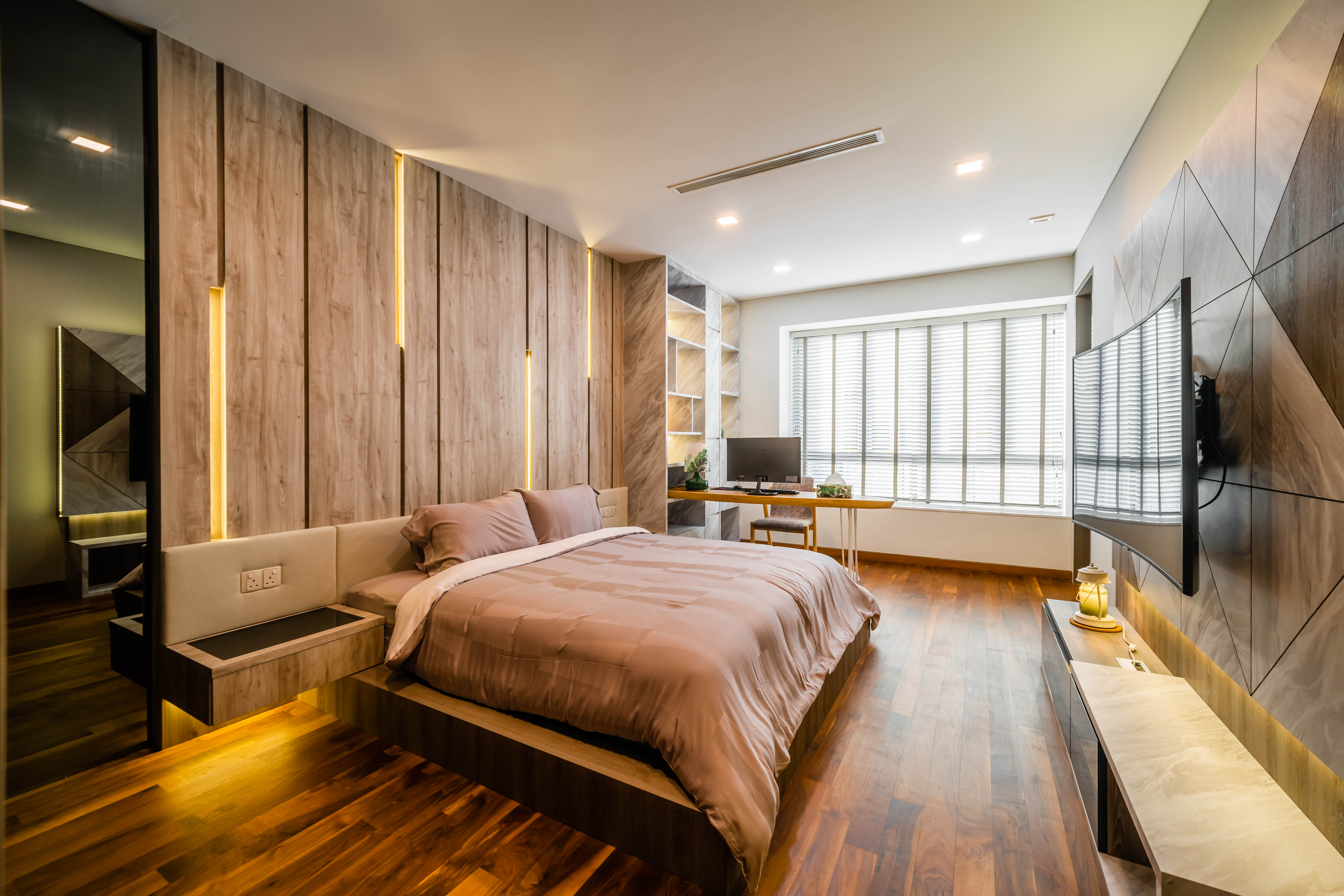 Modern, Tropical Design - Bedroom - Landed House - Design by Rezt+Relax Interior Design