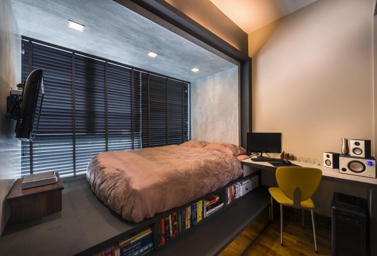 Modern, Rustic Design - Bedroom - Landed House - Design by Rezt+Relax Interior Design