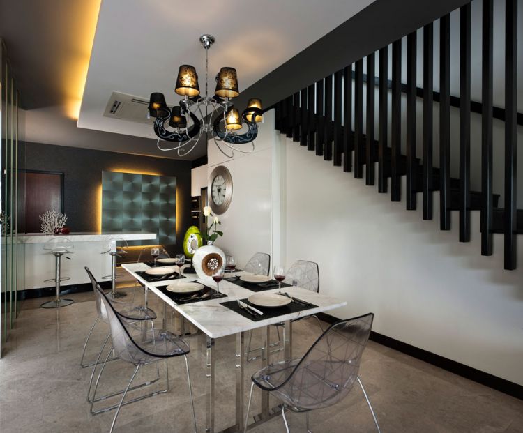 Contemporary, Modern Design - Dining Room - Condominium - Design by Rhiss Interior Pte Ltd
