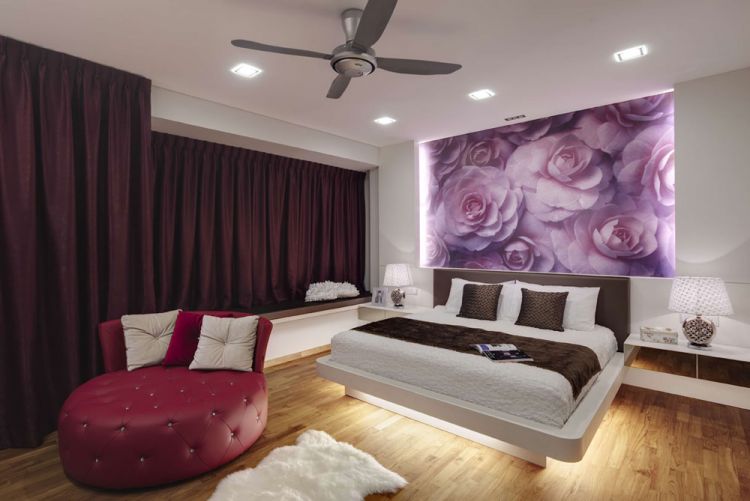 Contemporary, Modern Design - Bedroom - Landed House - Design by Rhiss Interior Pte Ltd