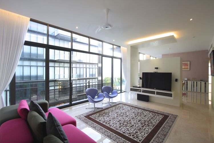 Contemporary, Modern Design - Living Room - Condominium - Design by San Trading & Renovation Contractor